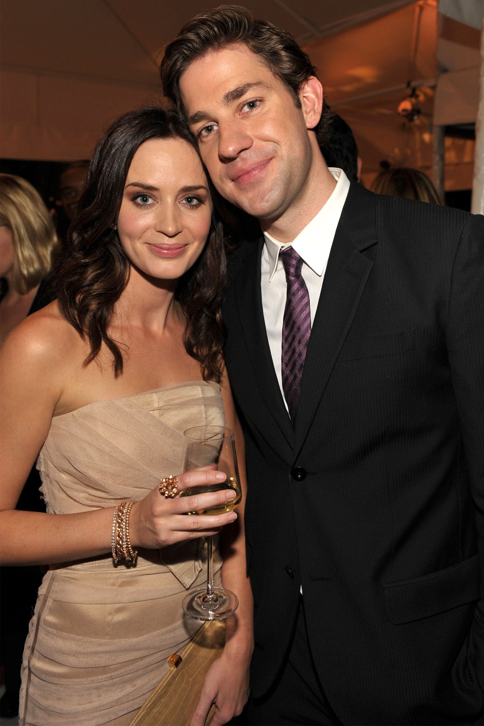 Emily Blunt and John Krasinski: The pair confirmed they're expecting their first child, in September 2013. 2000x3000 HD Wallpaper.