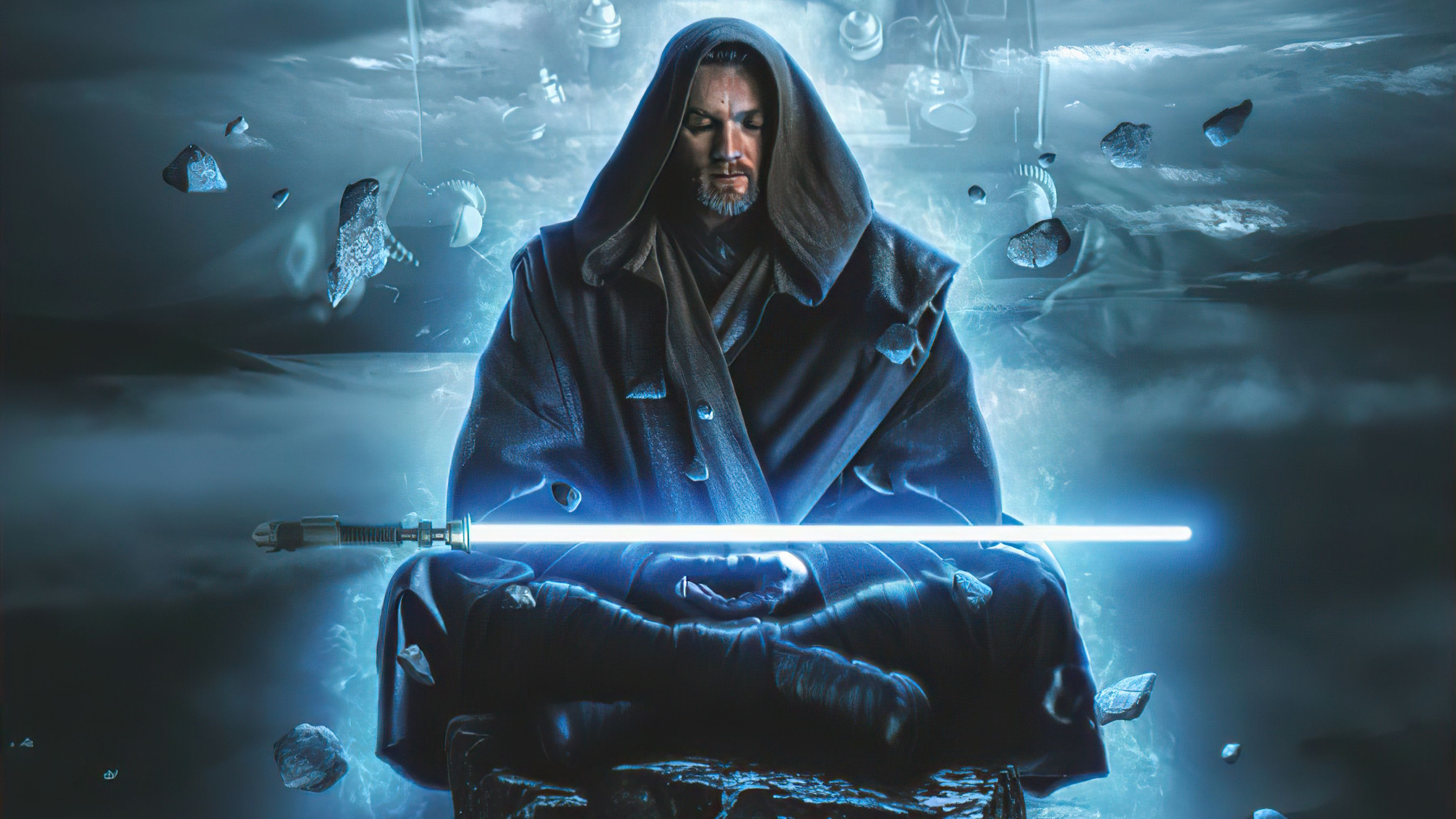 Obi-Wan Kenobi character, Star Wars TV show, High-definition images, Wallpaper-worthy, 3600x2030 HD Desktop