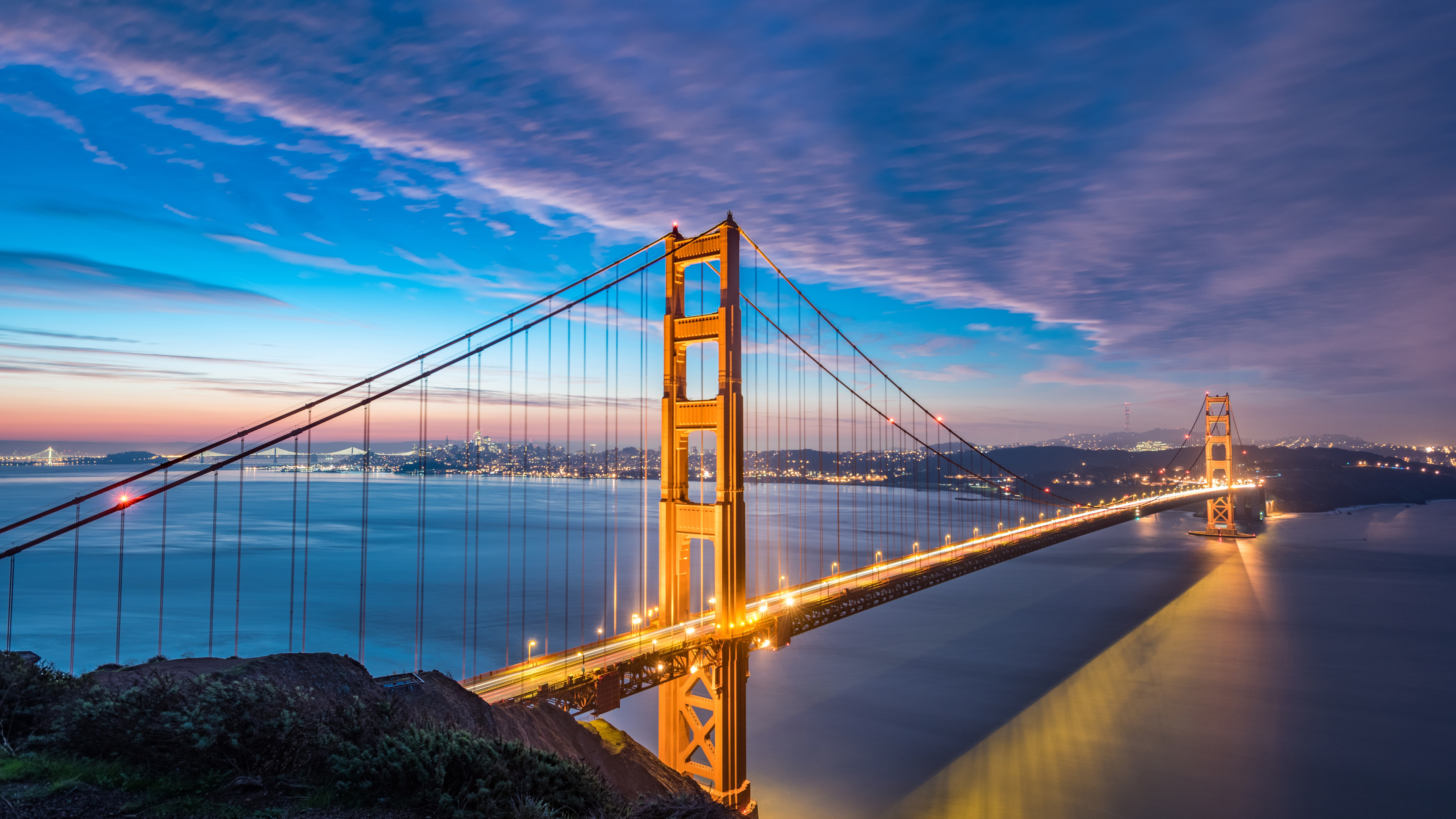 Golden Gate Bridge, Wallpaper 4k, 8k Wallpaper, 3840x2160 4K Desktop