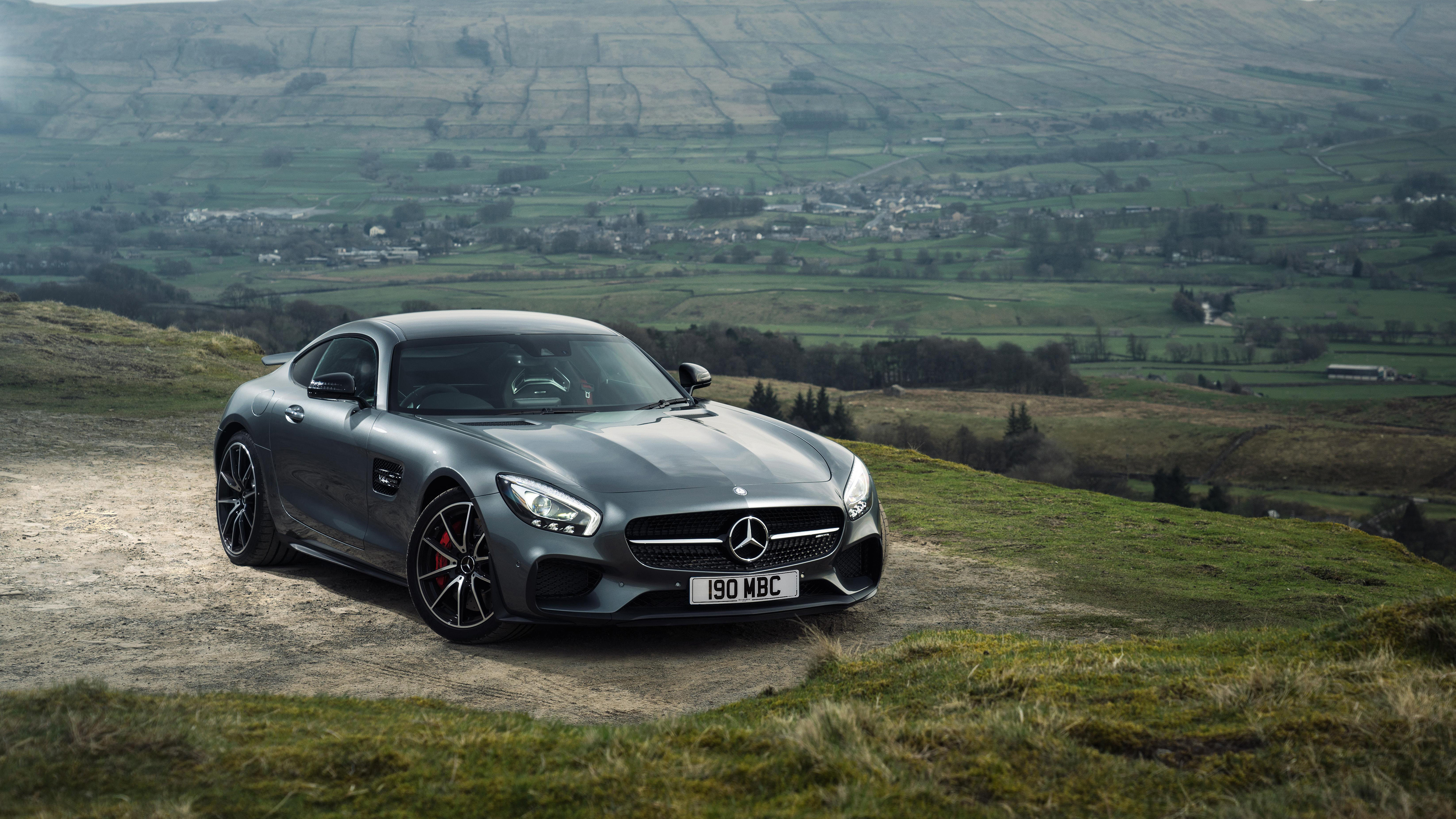 Mercedes-Benz AMG GT, Striking appearance, Performance-driven, Captivating presence, 3840x2160 4K Desktop