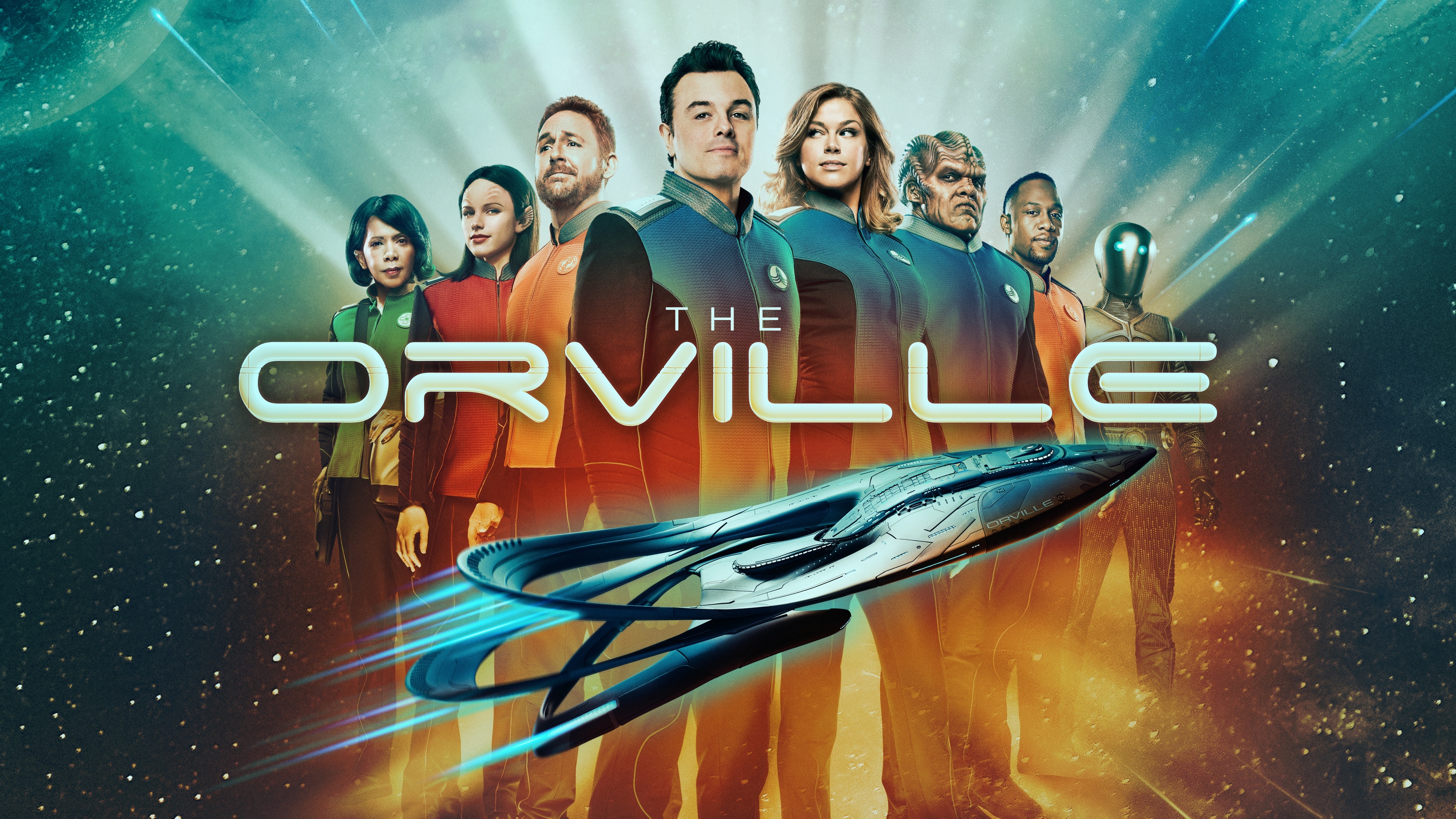 The Orville, 2017 TV series, Seth MacFarlane, Halston Sage, 3840x2160 4K Desktop