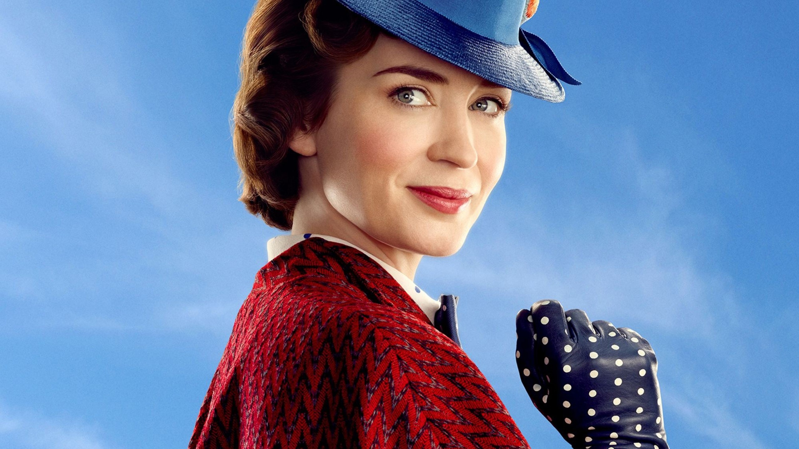 Mary Poppins Returns movie, Emily Blunt poster, 2560x1440 HD Desktop