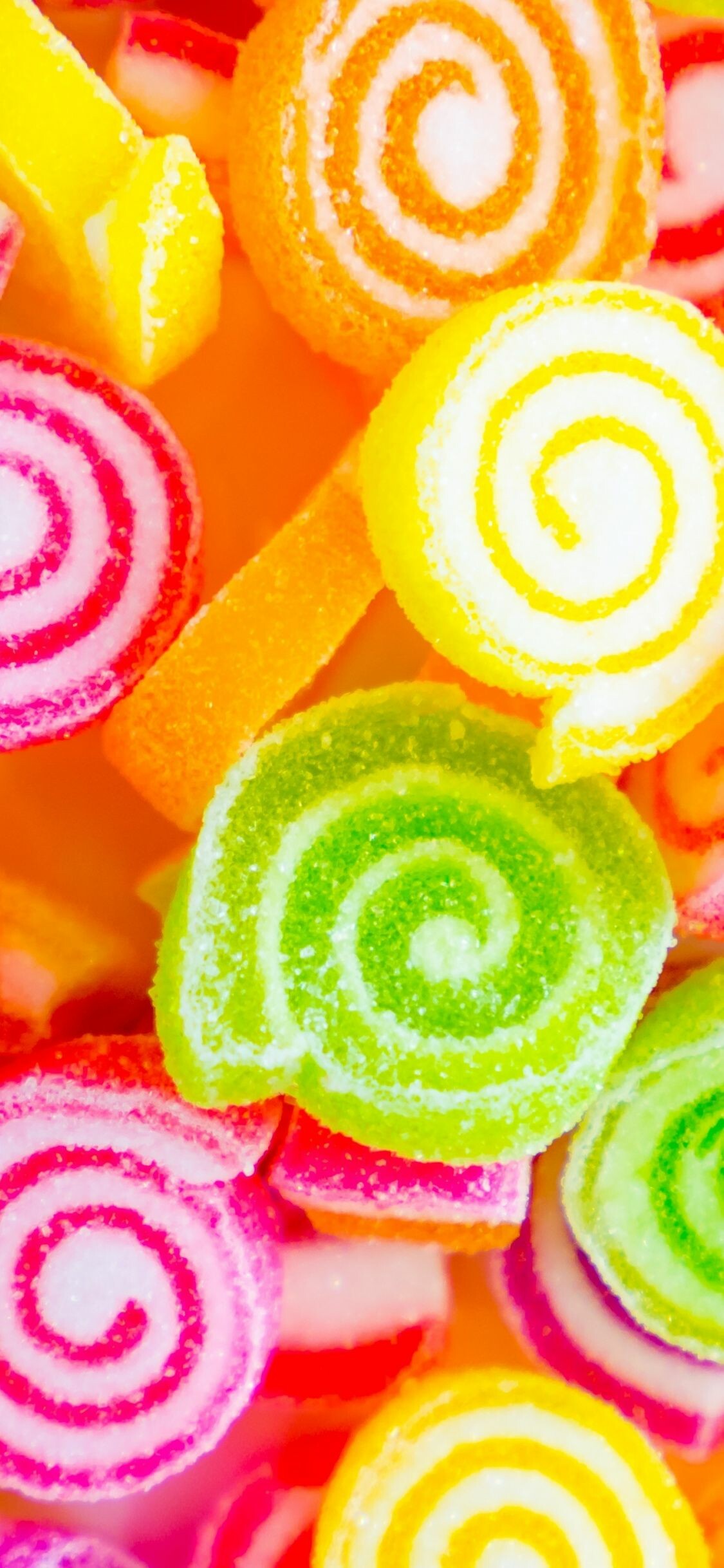 Sweets: Gelatin-based chewable candies, Confectionery. 1130x2440 HD Background.