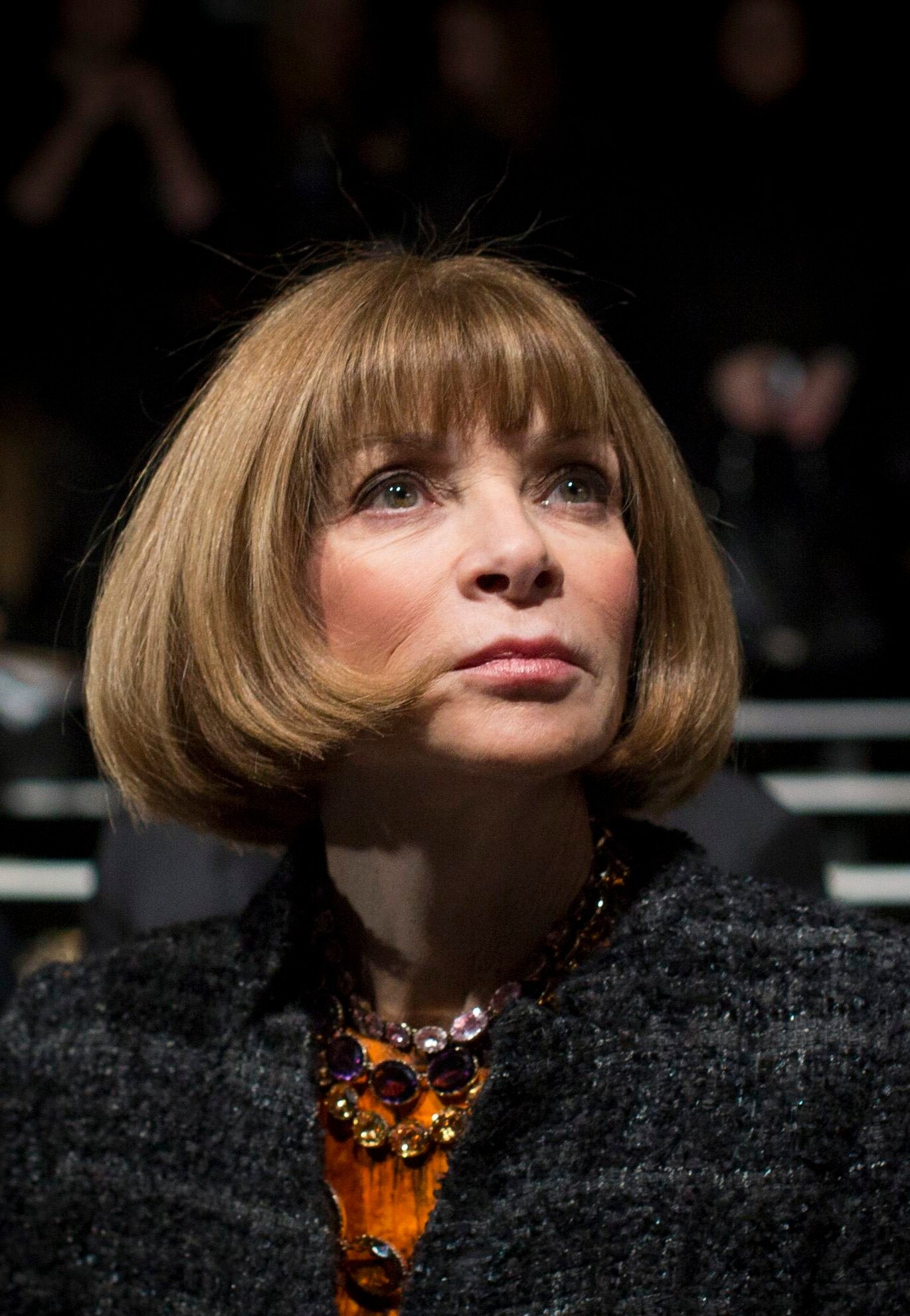 Anna Wintour: Initiated a deal between men's designer Thom Browne and Brooks Brothers, in 2006. 1370x1980 HD Background.