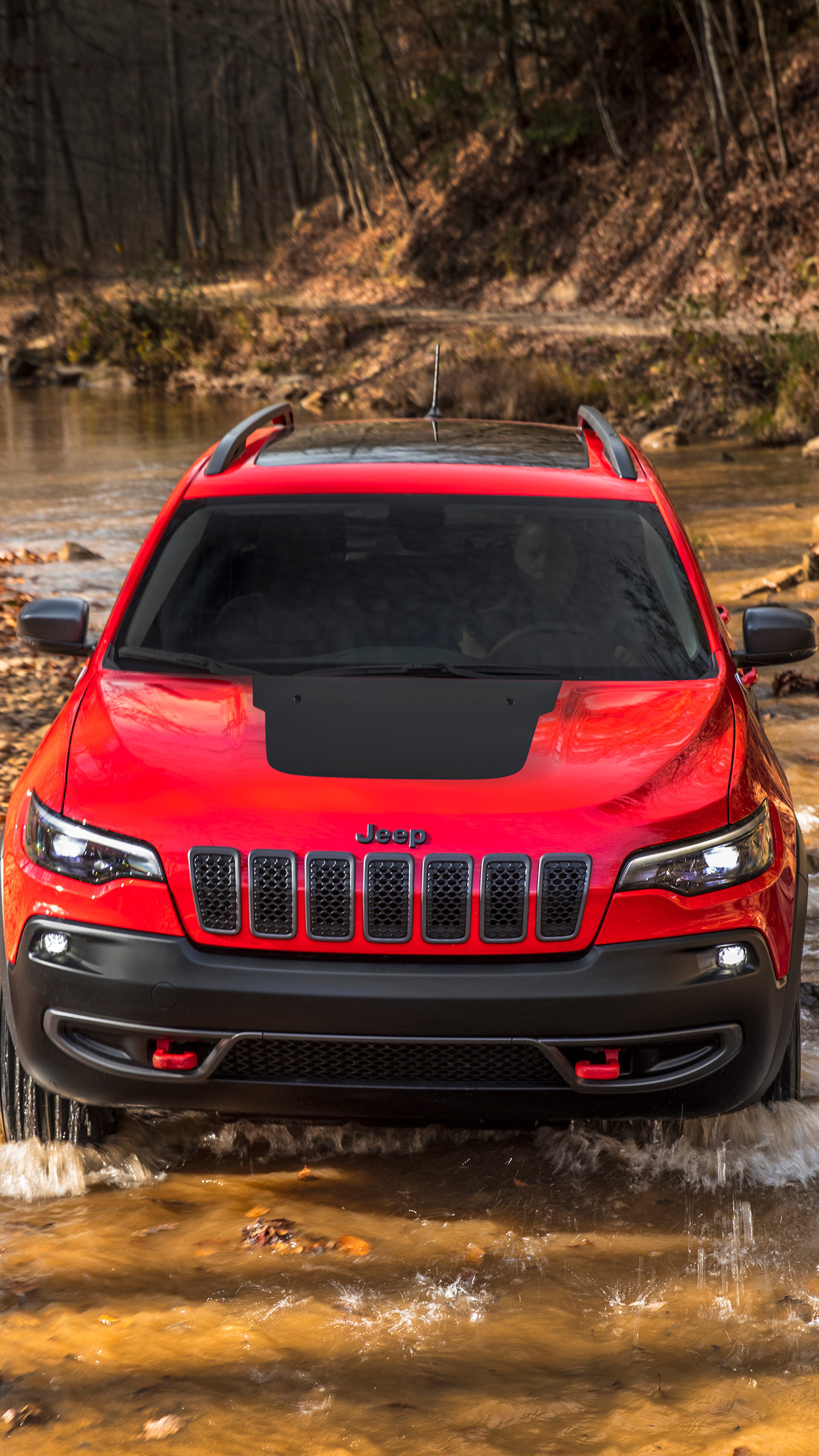 Jeep Cherokee, Trailhawk model, Sony Xperia X, 4K images, 2160x3840 4K Phone