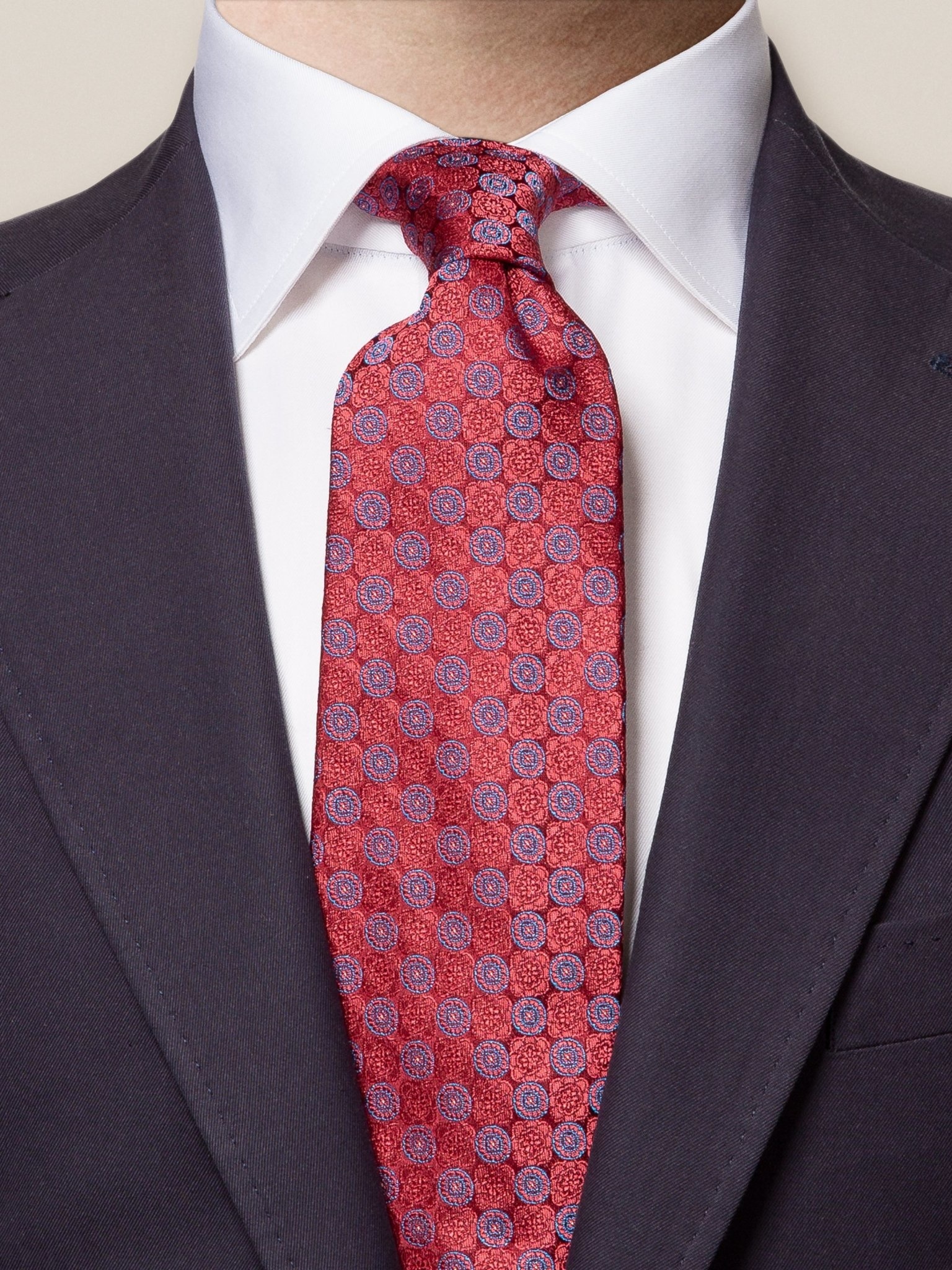 Tie, Red and blue, Benjamins menswear, Stylish accessory, 1540x2050 HD Handy