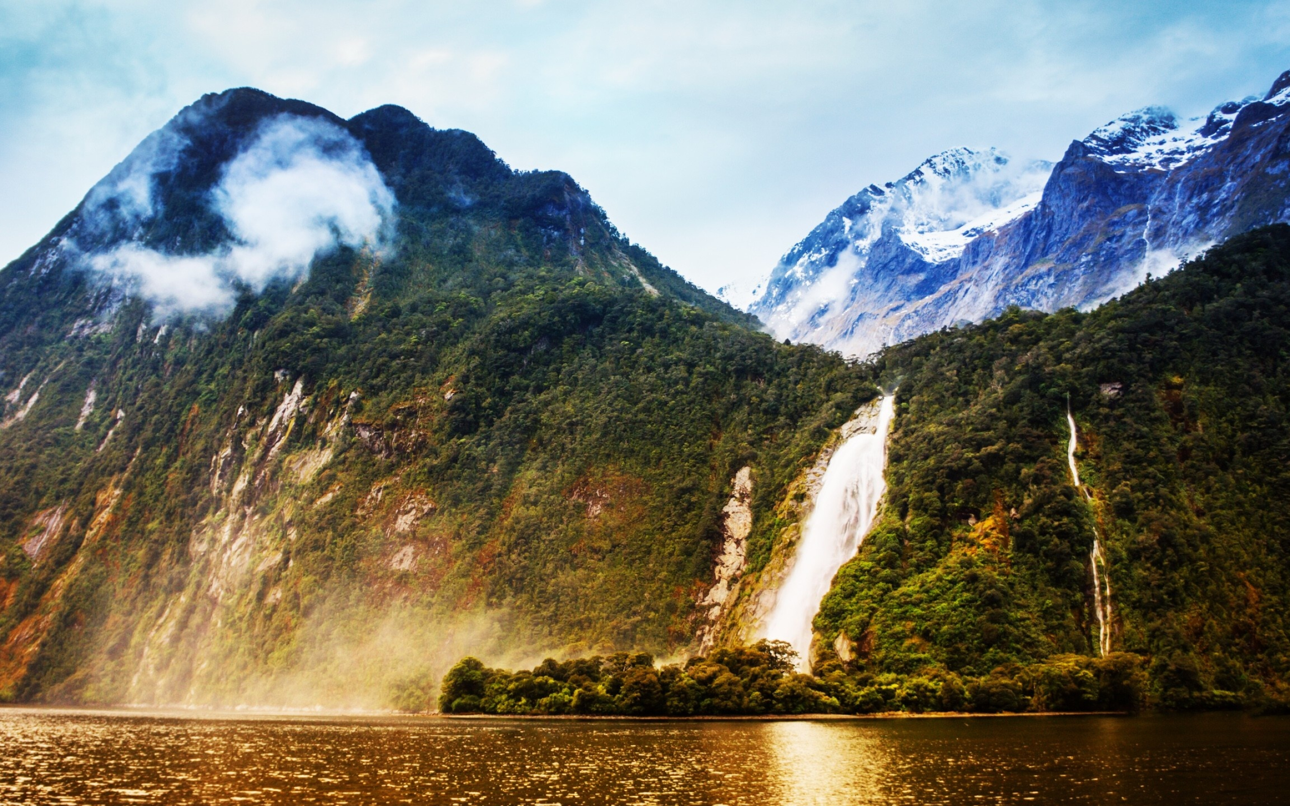 Fiordland National Park, Striking wallpapers, Serene landscapes, Nature's wonder, 2560x1600 HD Desktop