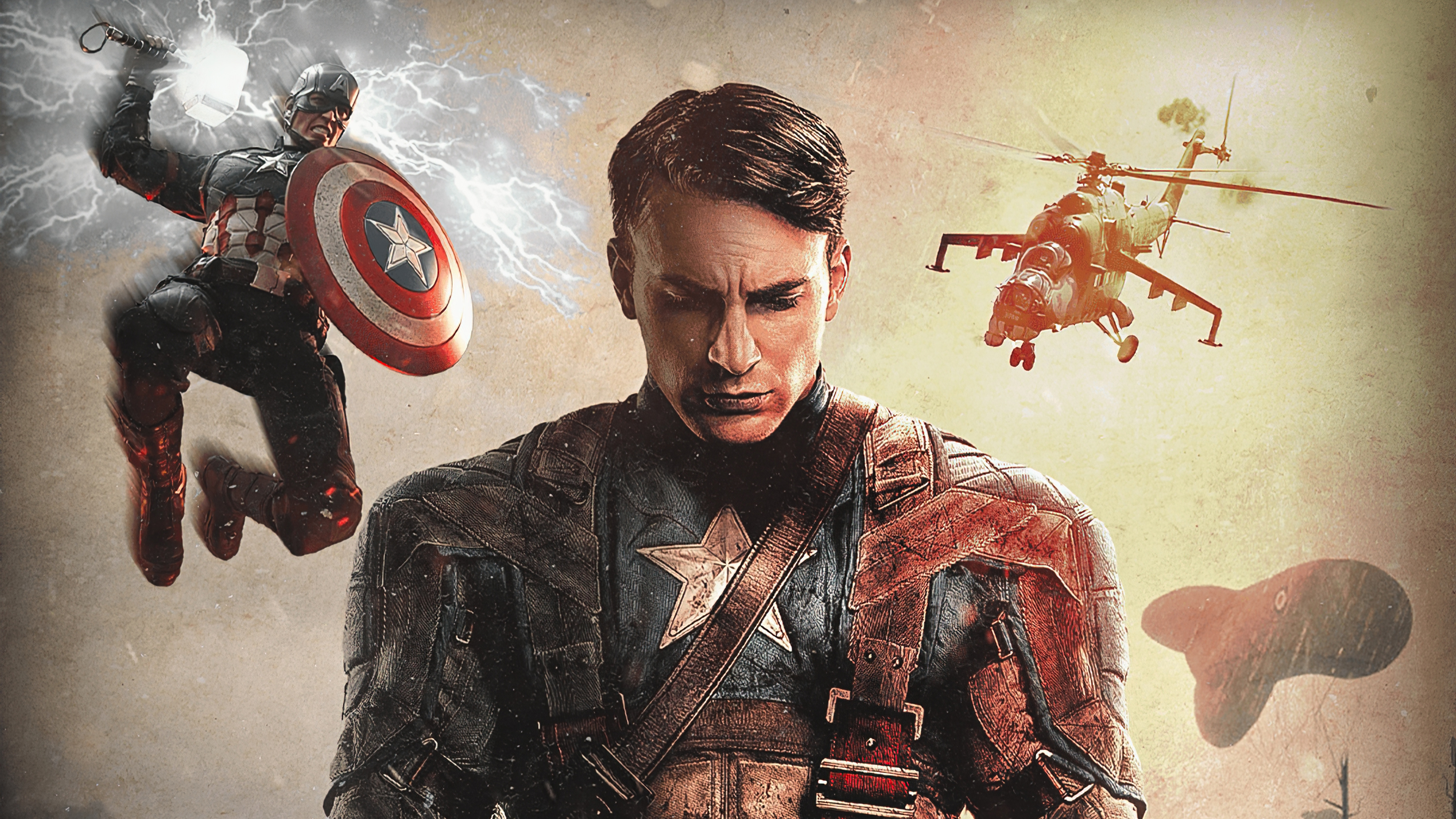Chris Evans, Movies, Captain America, Superheroes, 3840x2160 4K Desktop
