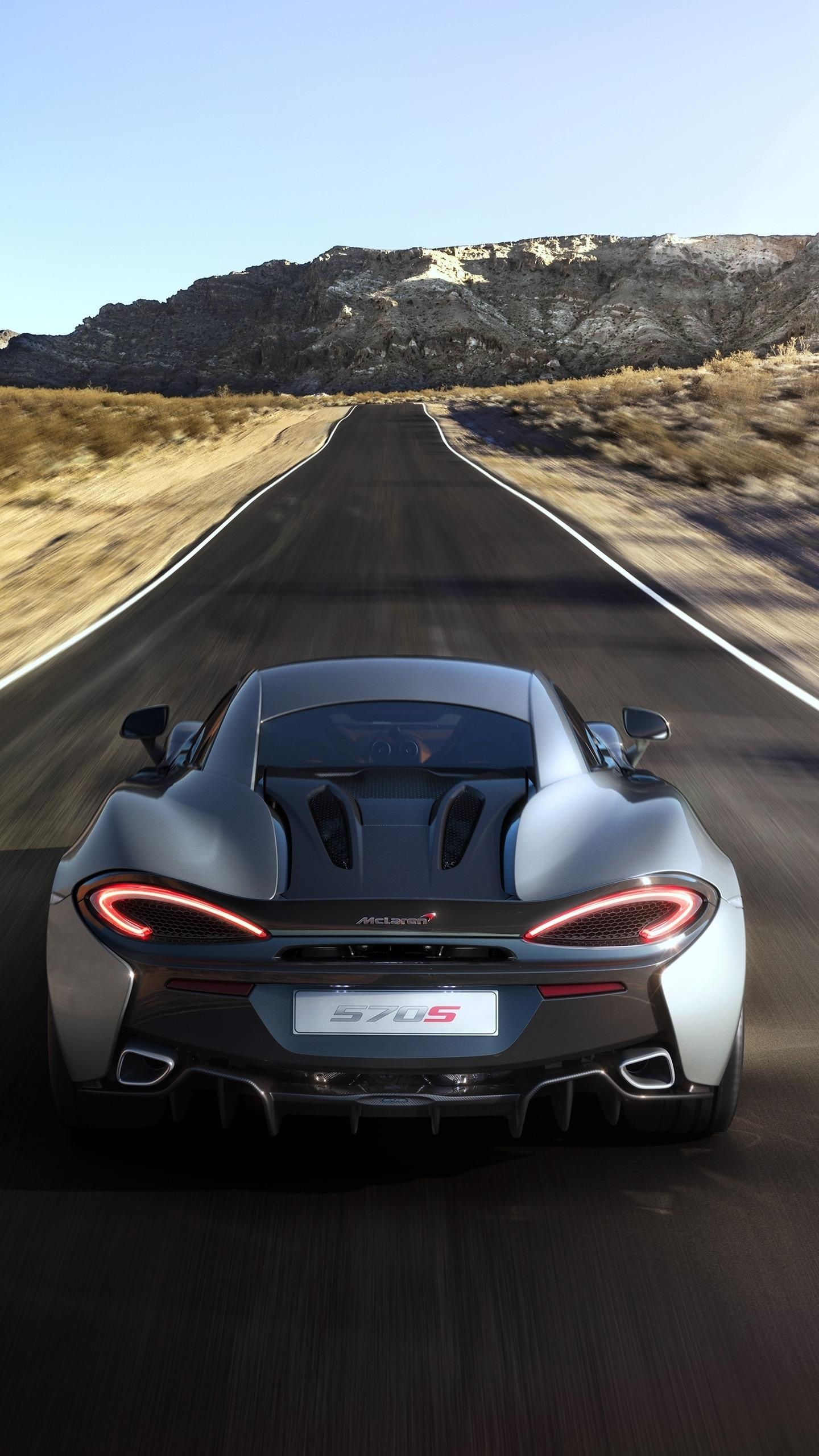 McLaren 570S (Auto), Stunning HD wallpapers, High-performance supercar, McLaren excellence, 1440x2560 HD Phone