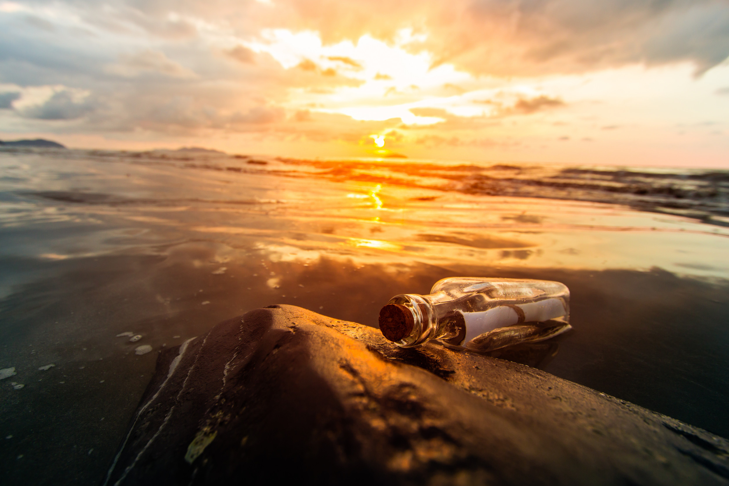 Message in a Bottle: Reports from those believing themselves to be doomed. 2500x1670 HD Wallpaper.