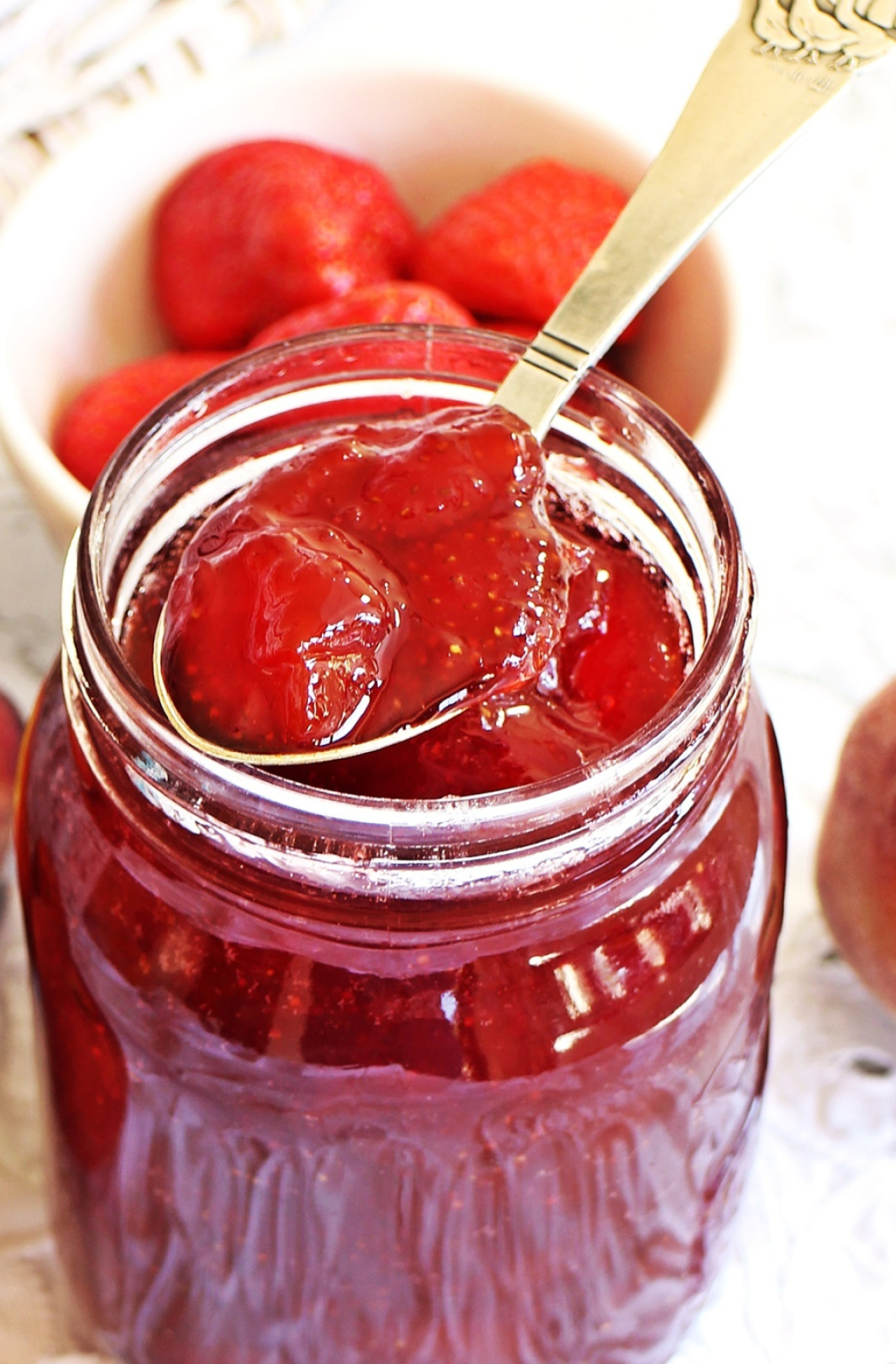 Jam, Strawberry and peach jam, Taste of summer, Fabulous recipe, 1280x1950 HD Phone