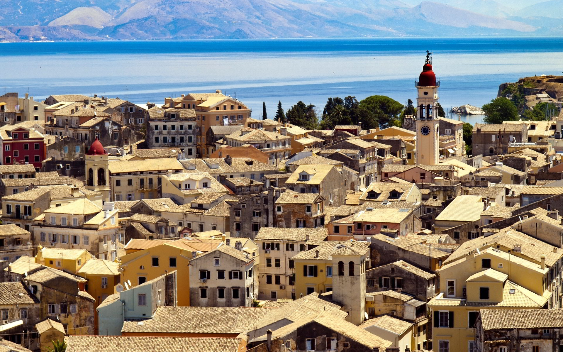Corfu travels, Venetians, British, Historical residences, 1920x1200 HD Desktop