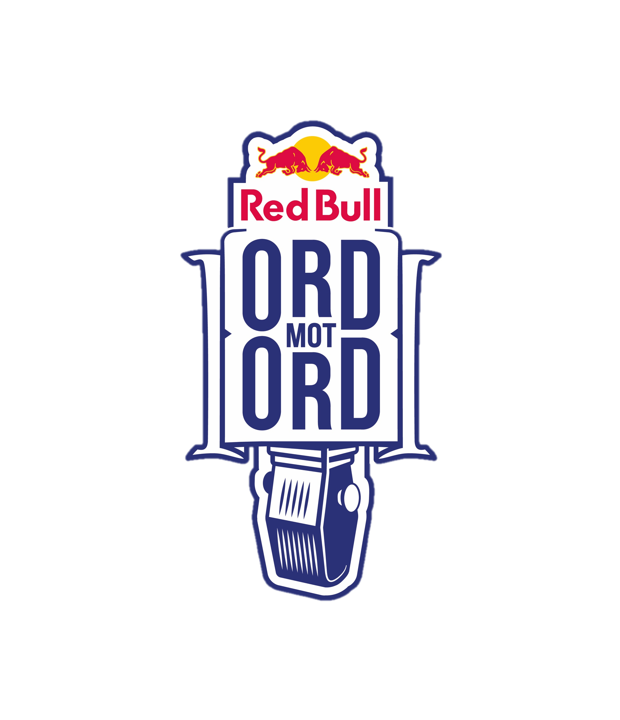 Red Bull Logo: Drink's special formula: Caffeine, Taurine, B-Group Vitamins, Sugars, Alpine Water. 2140x2480 HD Background.