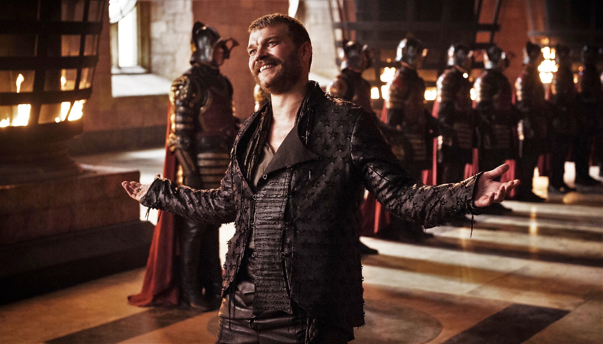 Pilou Asaek movies, Euron's complex personality, Game of Thrones character analysis, Spectacular demise, 2040x1170 HD Desktop