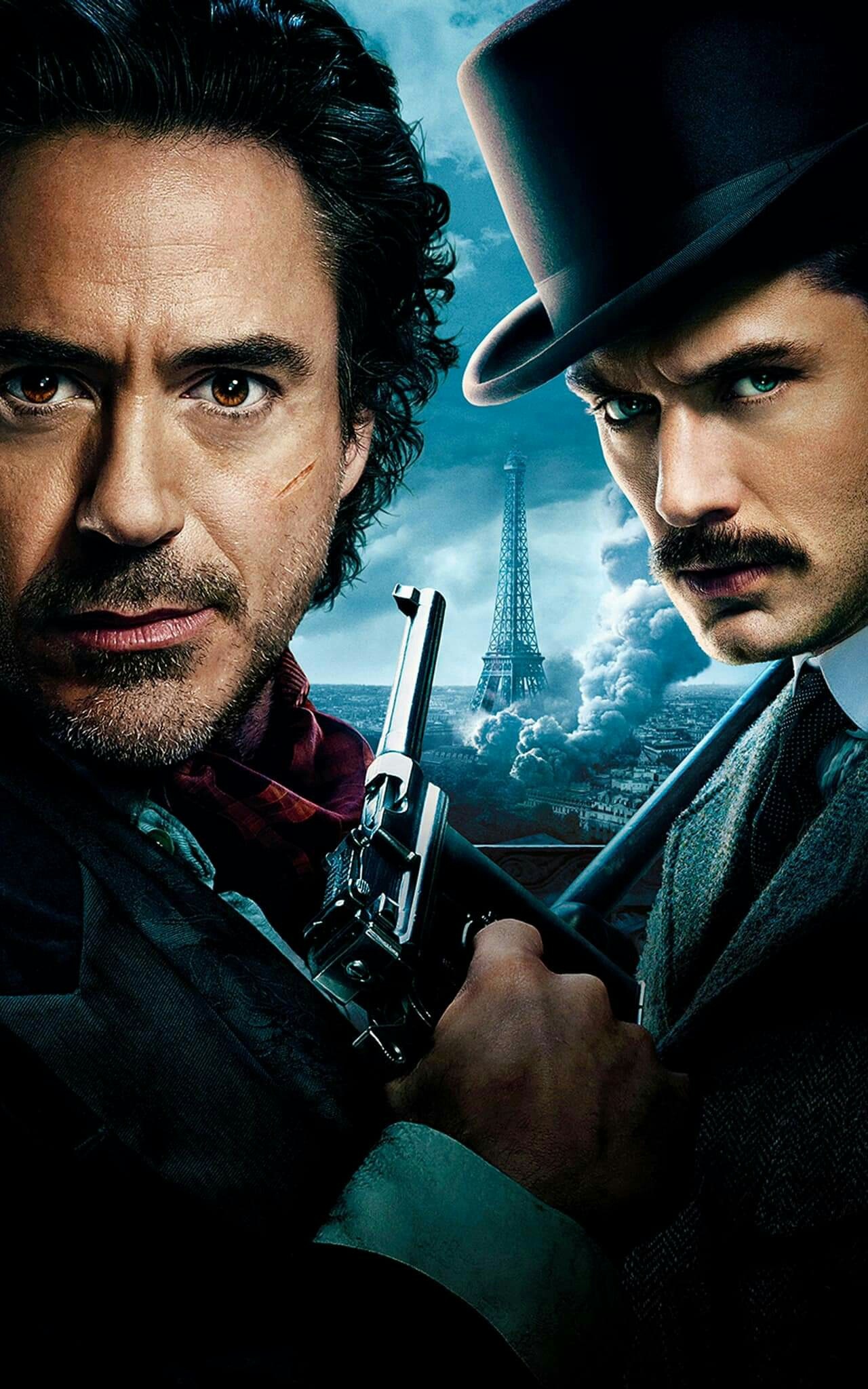 Movie remix, Sherlock Holmes image, Creative editing, Freetoedit artwork, 1280x2050 HD Phone