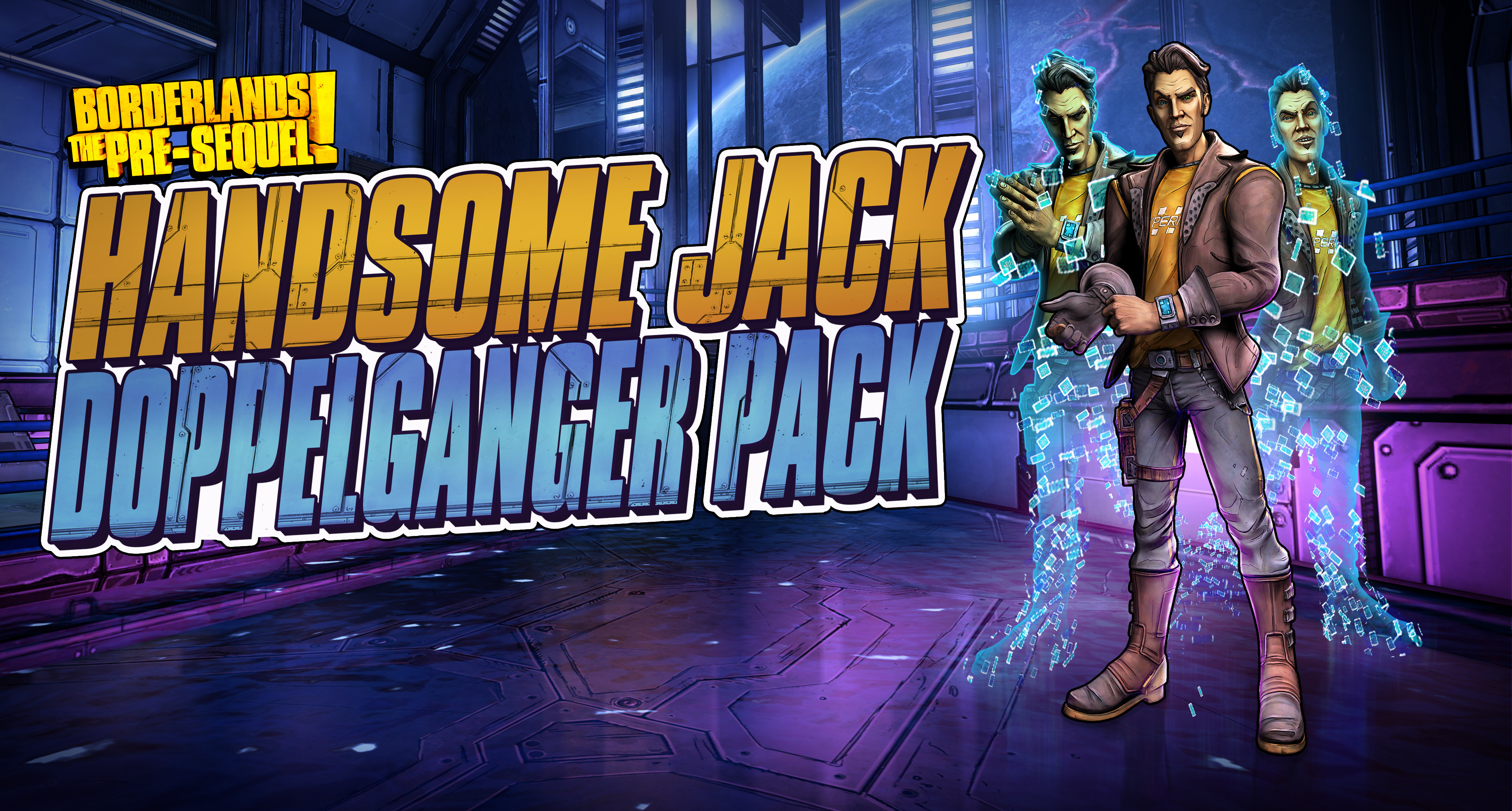 Handsome Jack, Borderlands antagonist, DLC character, Playable character, 3760x2020 HD Desktop
