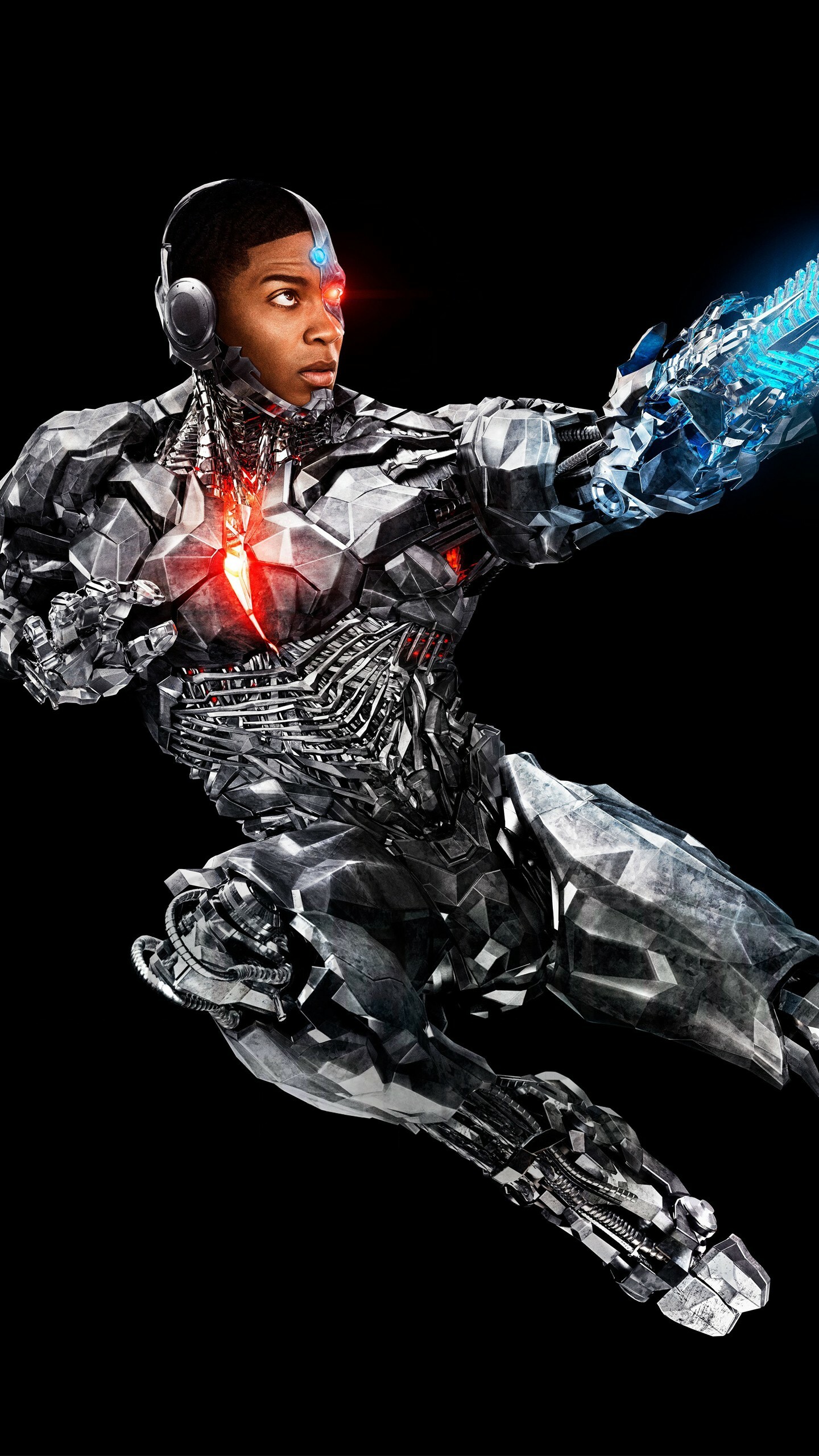 Screenbeauty Cyborg in Justice League, Movies, 1440x2560 HD Phone