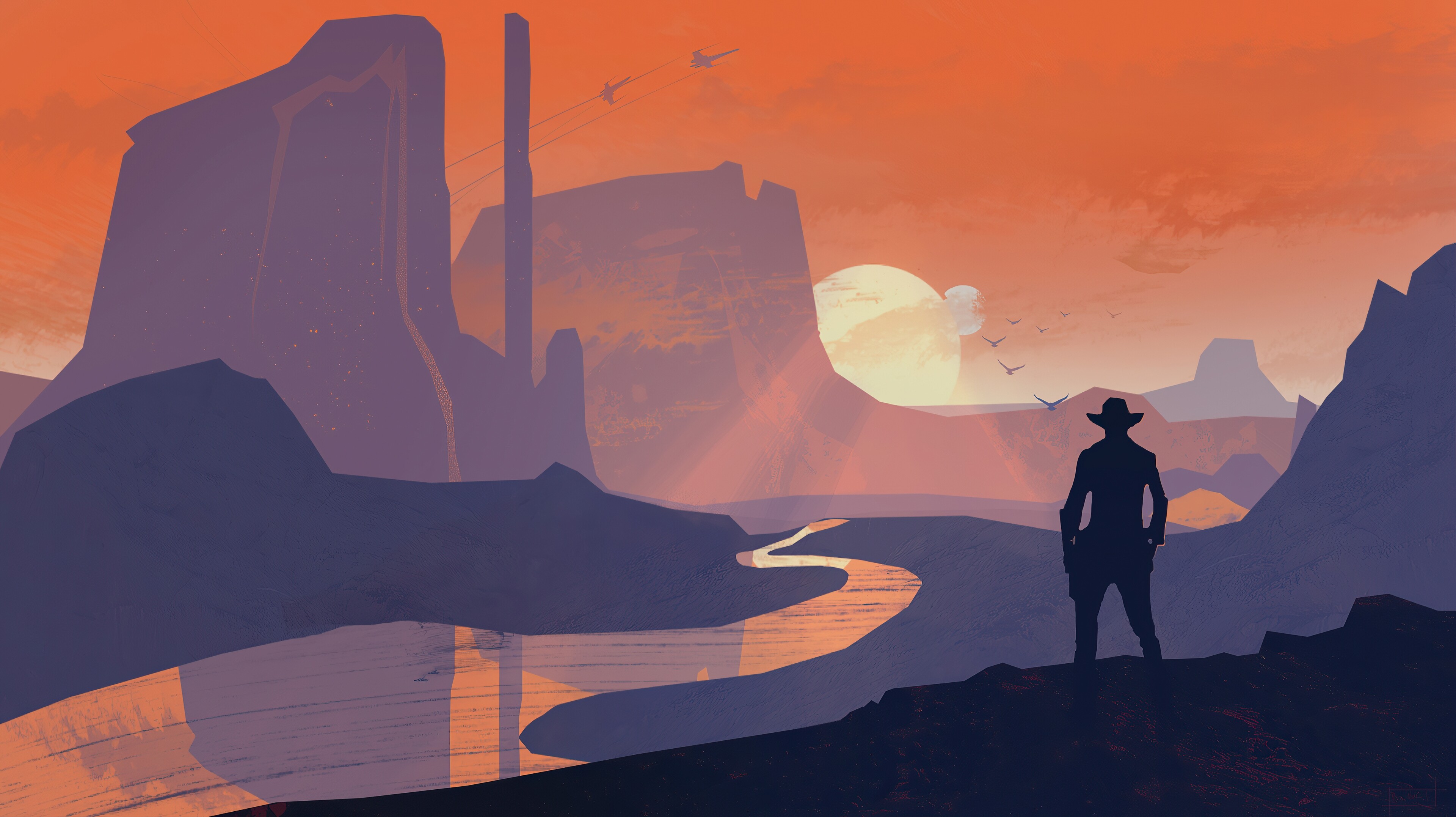 Red Dead Redemption: A 2010 action-adventure game developed by Rockstar San Diego. 3840x2160 HD Background.
