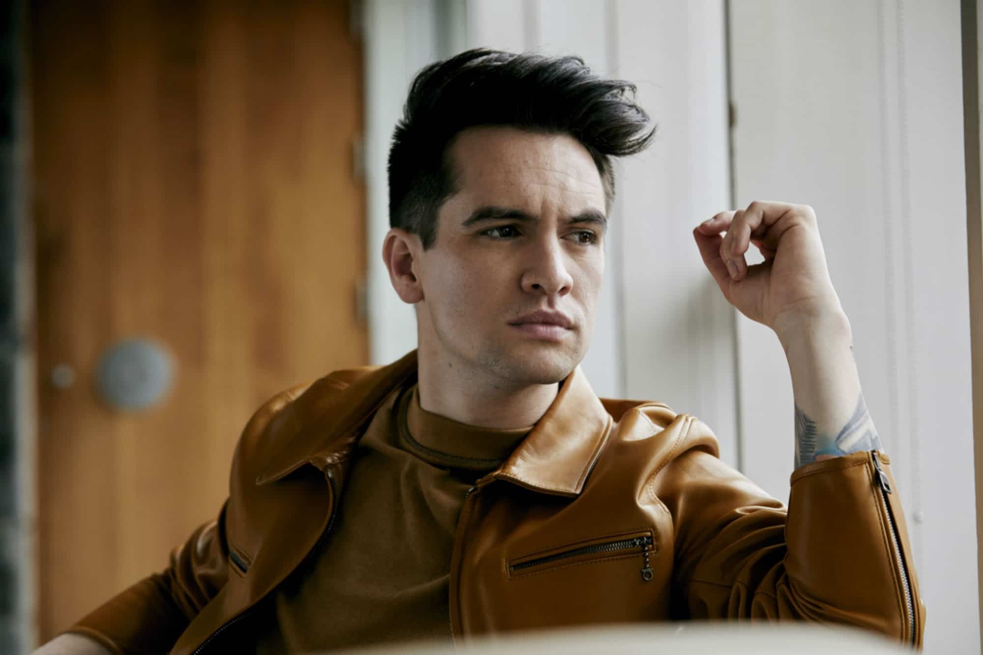 Brendon Urie: Panic! at the Disco has released seven studio albums with Urie as lead vocalist. 2000x1340 HD Wallpaper.