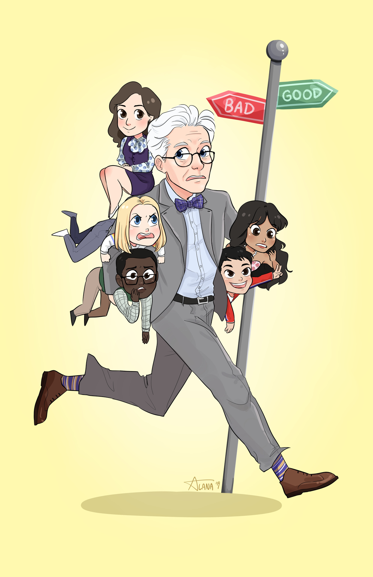 The Good Place TV series, Memorable moments, Fantasy comedy, 1250x1920 HD Handy