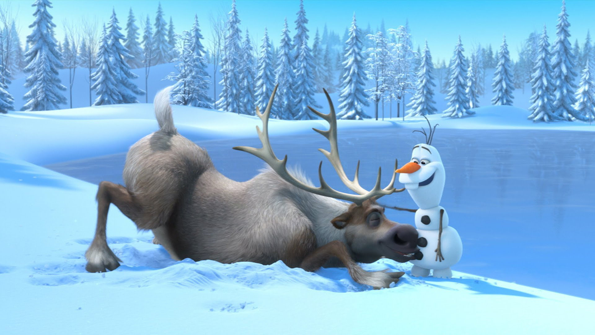 Olaf Frozen full HD background, PC, High resolution, Frozen, 1920x1080 Full HD Desktop