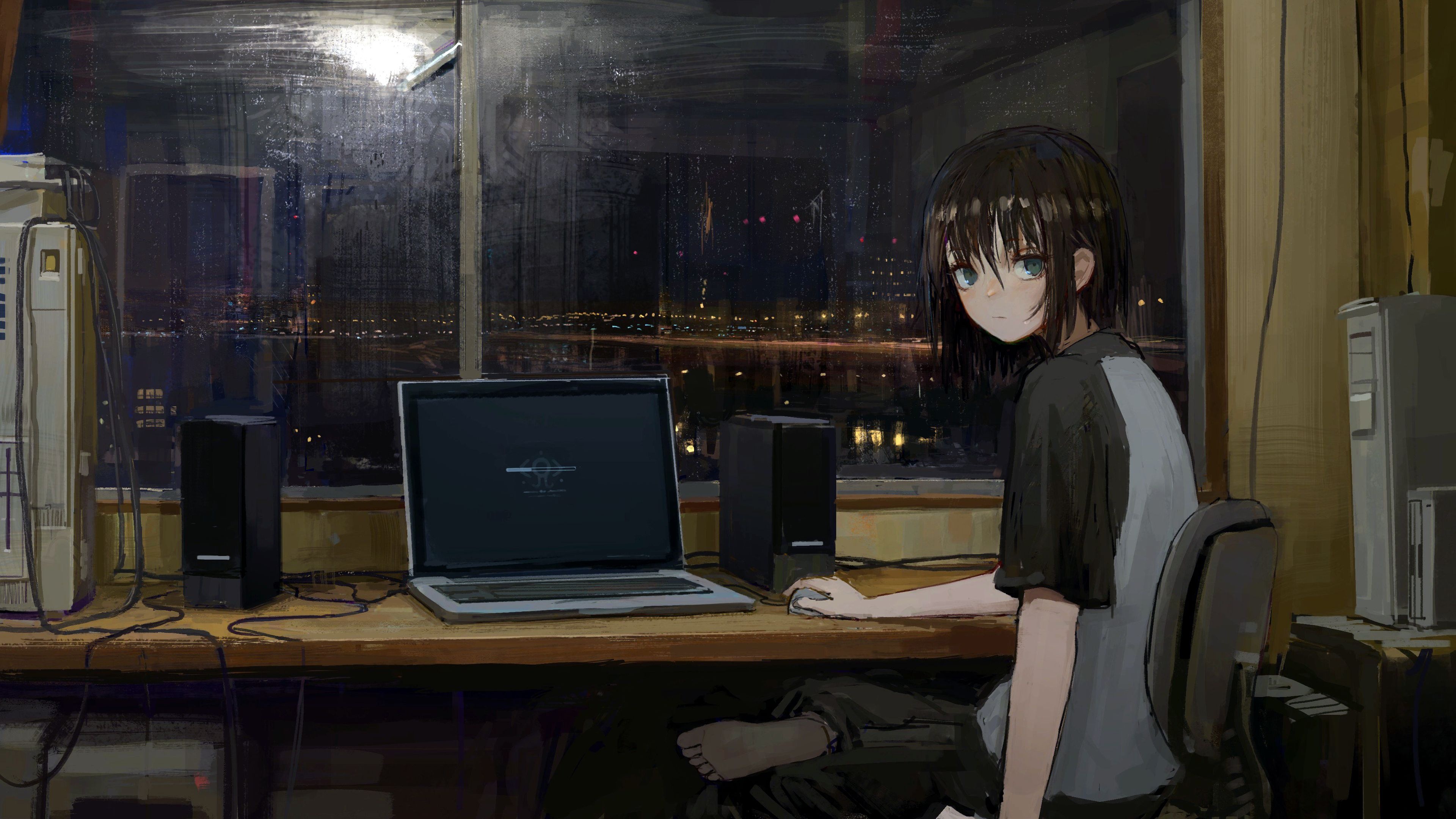 Serial Experiments Lain, Anime, Top backgrounds, Experimental storytelling, 3840x2160 4K Desktop