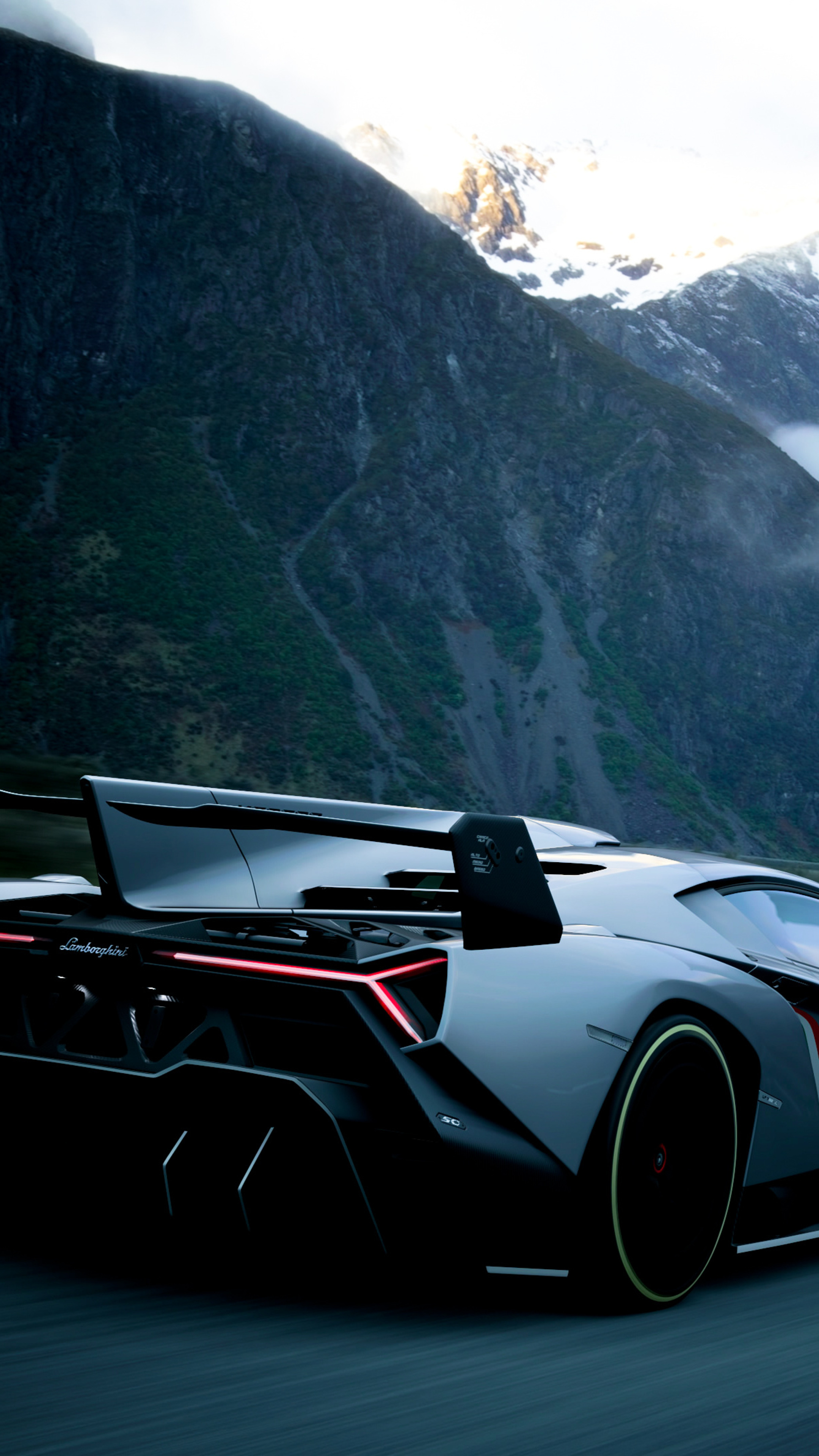 Lamborghini Veneno, Gran Turismo Sport, 4K wallpaper, Futuristic excellence, 2160x3840 4K Phone