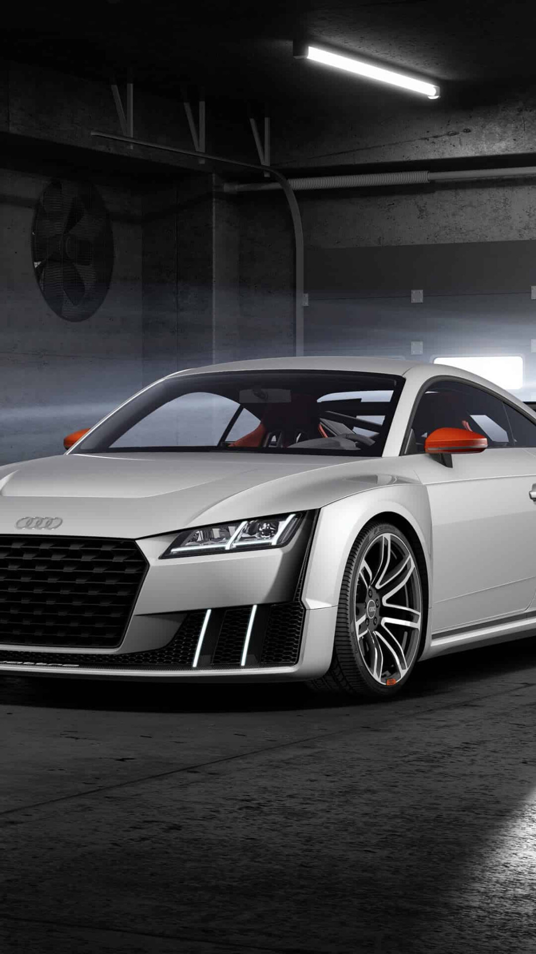 Audi: One of three best-selling luxury automakers in the world. 1080x1920 Full HD Background.