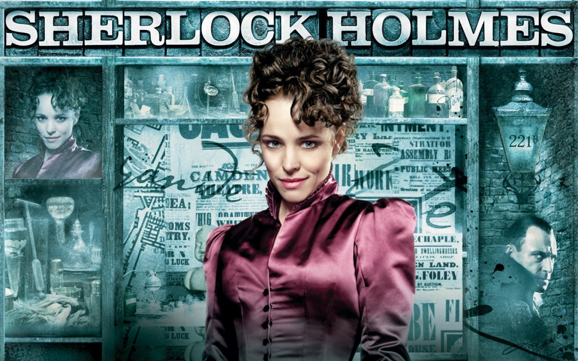 Rachel McAdams, Irene Adler, Sherlock Holmes, HD, 1920x1200 HD Desktop