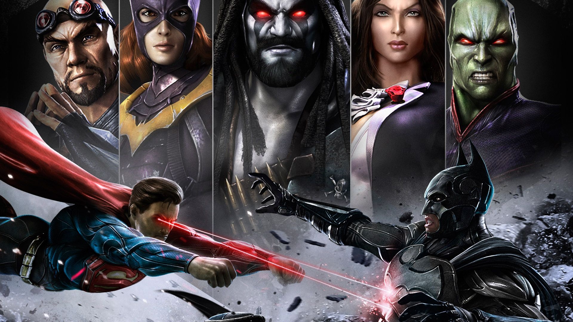 Injustice: Gods Among Us, League of superheroes, Epic battles, Ultimate showdown, 1920x1080 Full HD Desktop