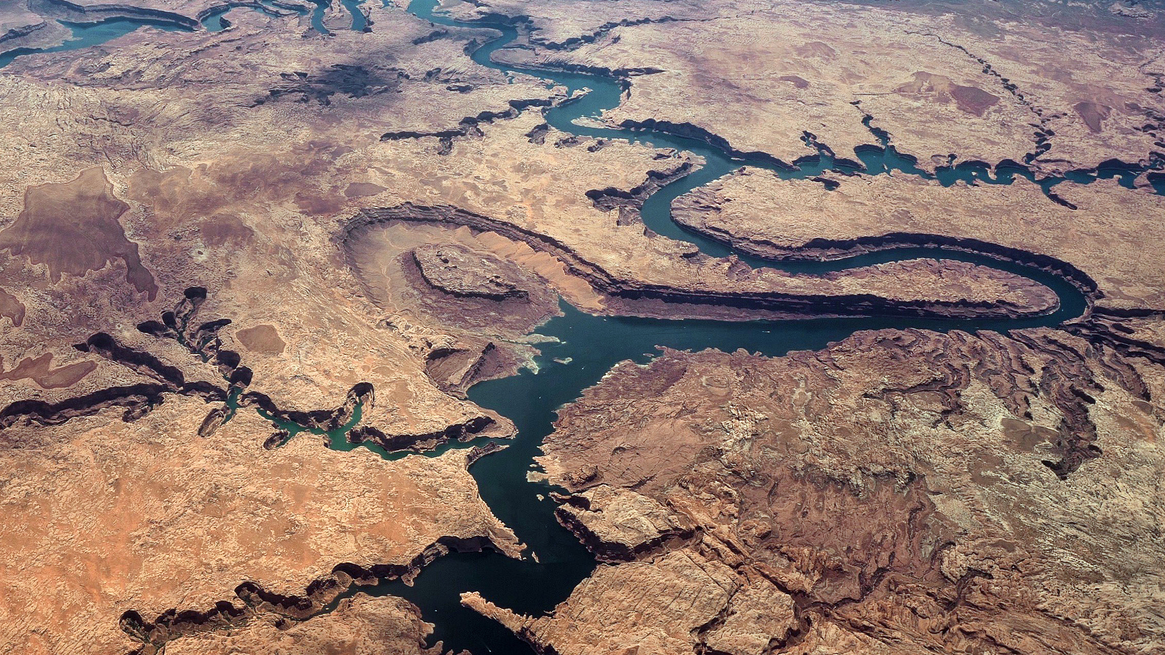 Colorado River, Earthview, Nature wallpaper, River curve, 3840x2160 4K Desktop