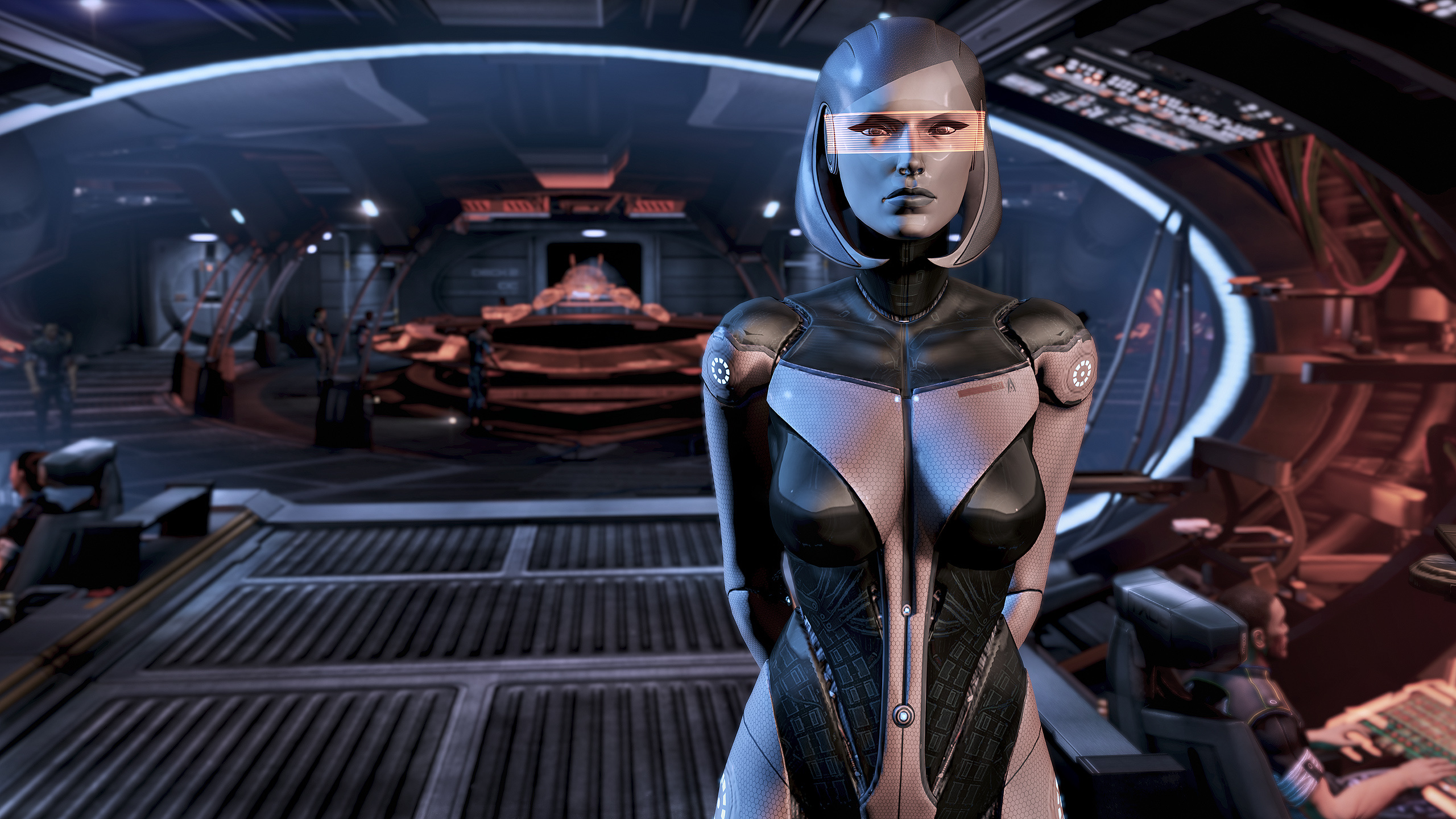 Mass Effect 3: Omega, HD wallpaper, Futuristic scenery, Sci-fi game, 2560x1440 HD Desktop