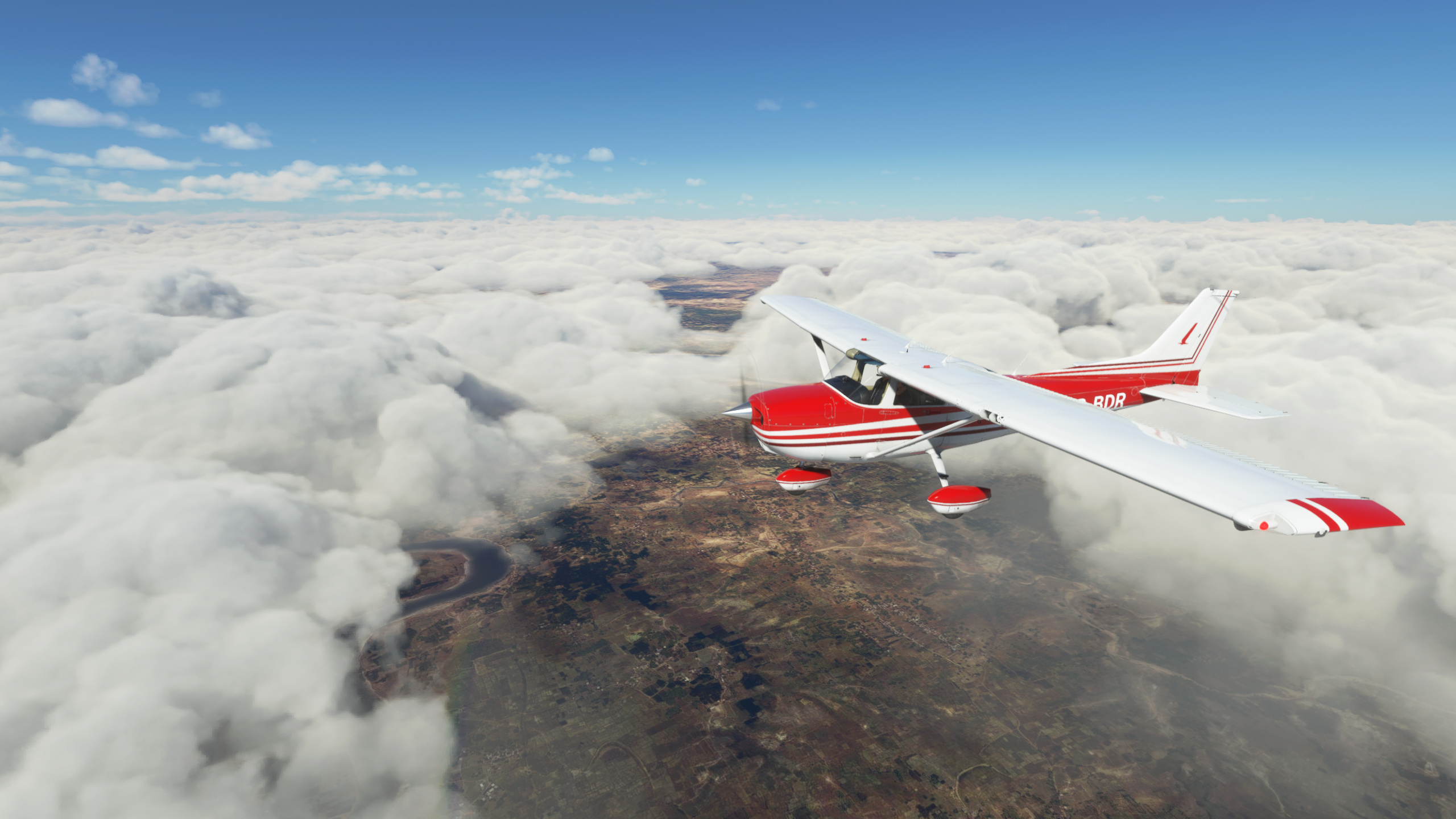 Cessna World Tour Expedition, Indian Landmarks, Hidden Airfield, Flight Sim Adventure, 2560x1440 HD Desktop