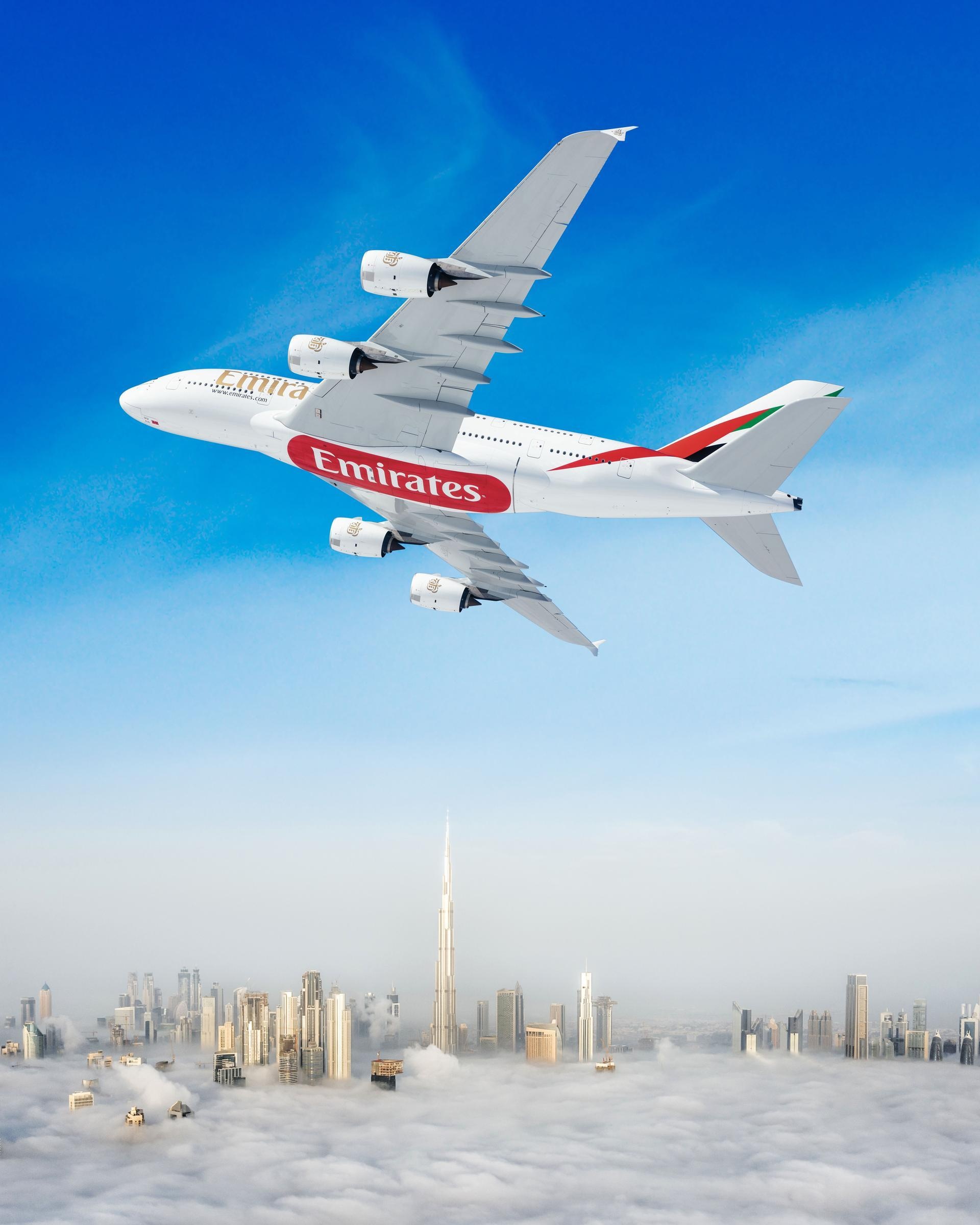 Emirates Airline, Vaccinated passengers, Operate one off flight, Crew, 1920x2400 HD Phone