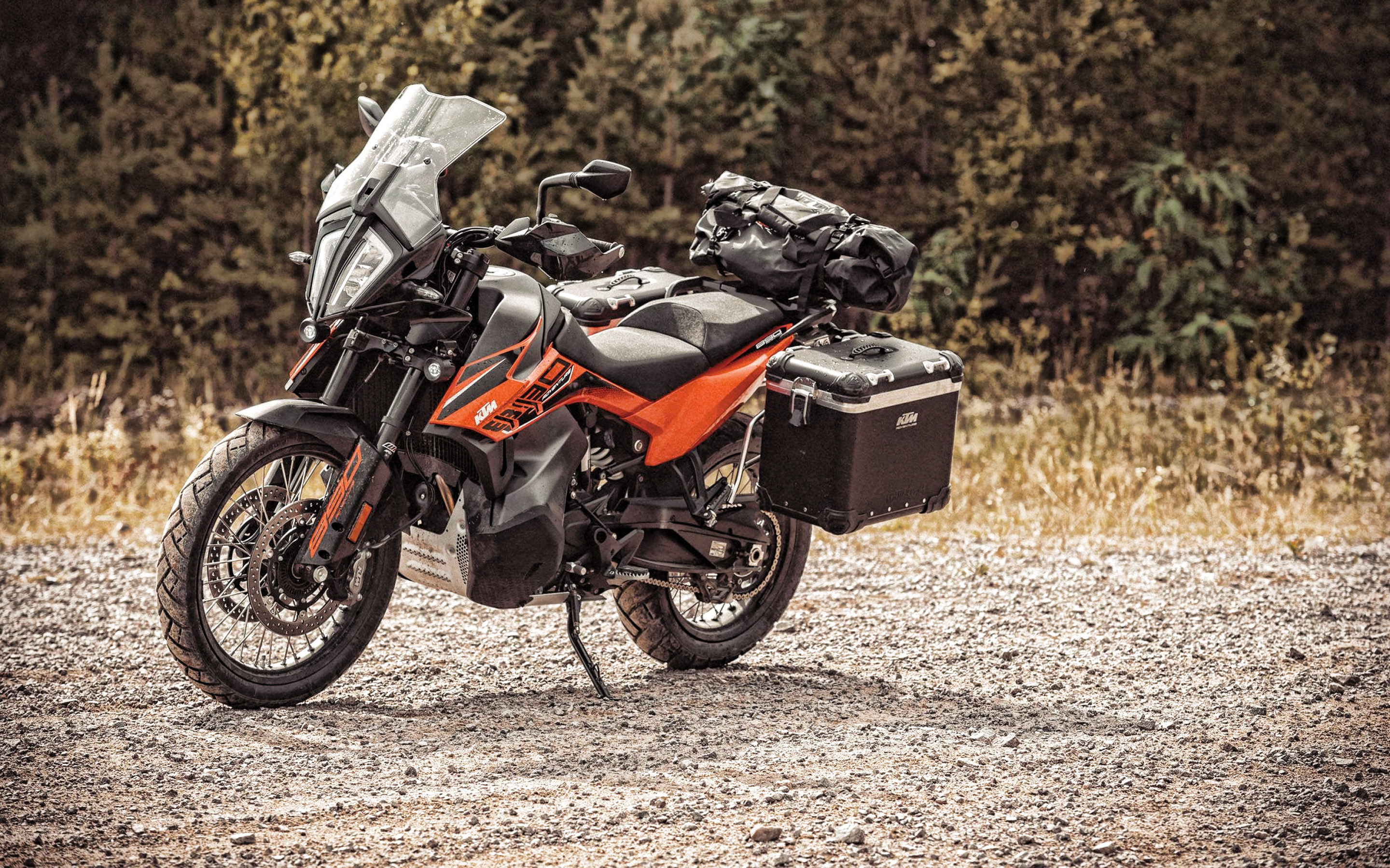 KTM 890 Adventure, Auto front view, New motorcycles, Austrian off-road, 2880x1800 HD Desktop