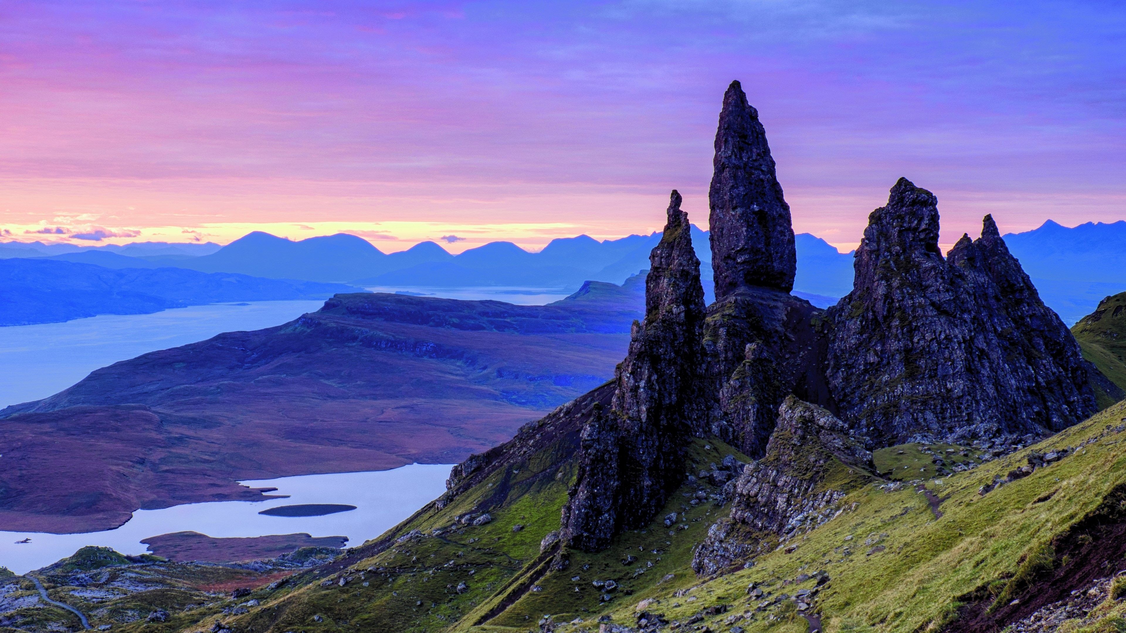 Isle of Skye, Travel wonders, Majestic landscape, Breathtaking views, 3840x2160 4K Desktop