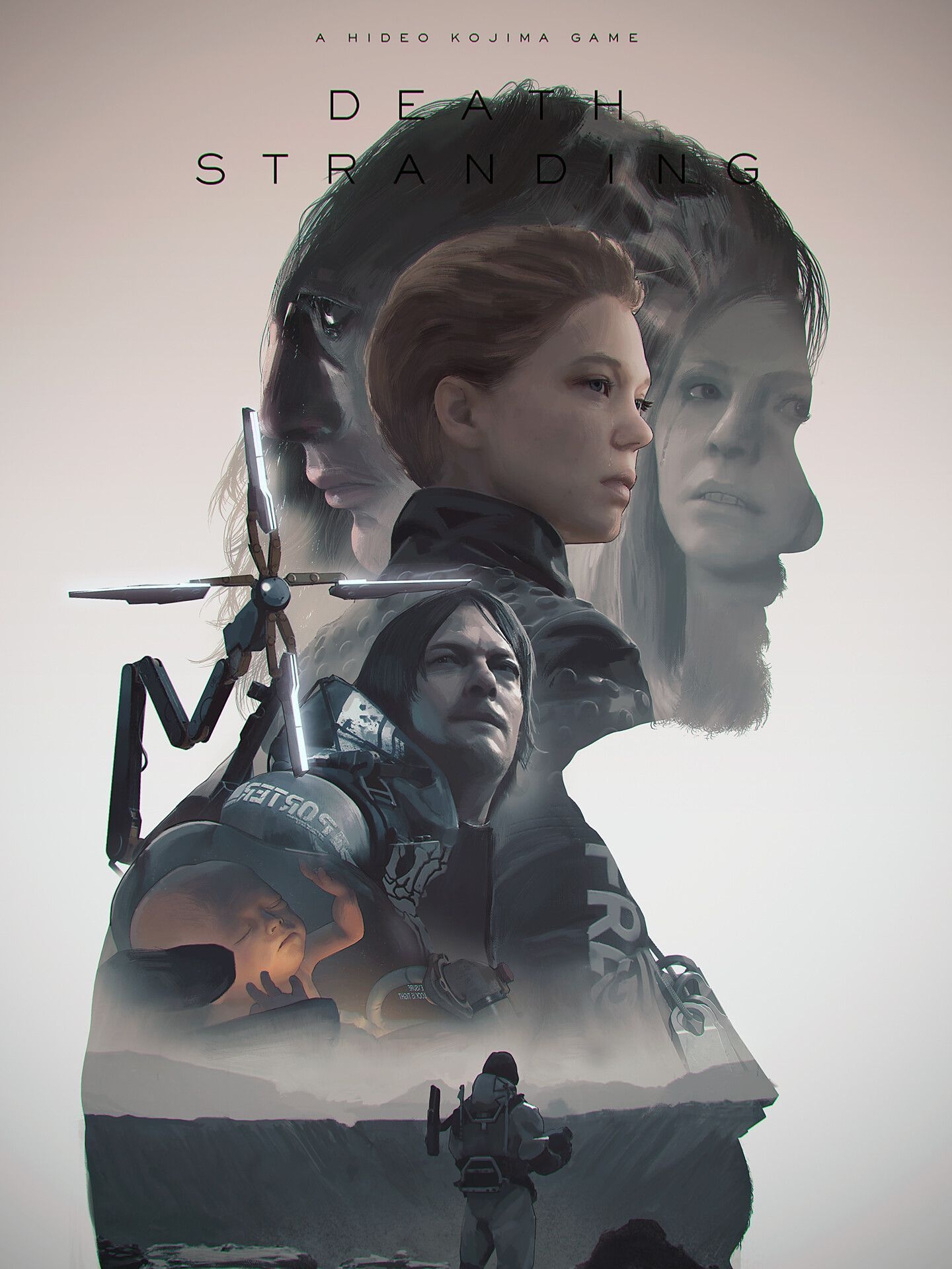 Death Stranding, Gaming, Abstract art, Game, 1440x1920 HD Phone