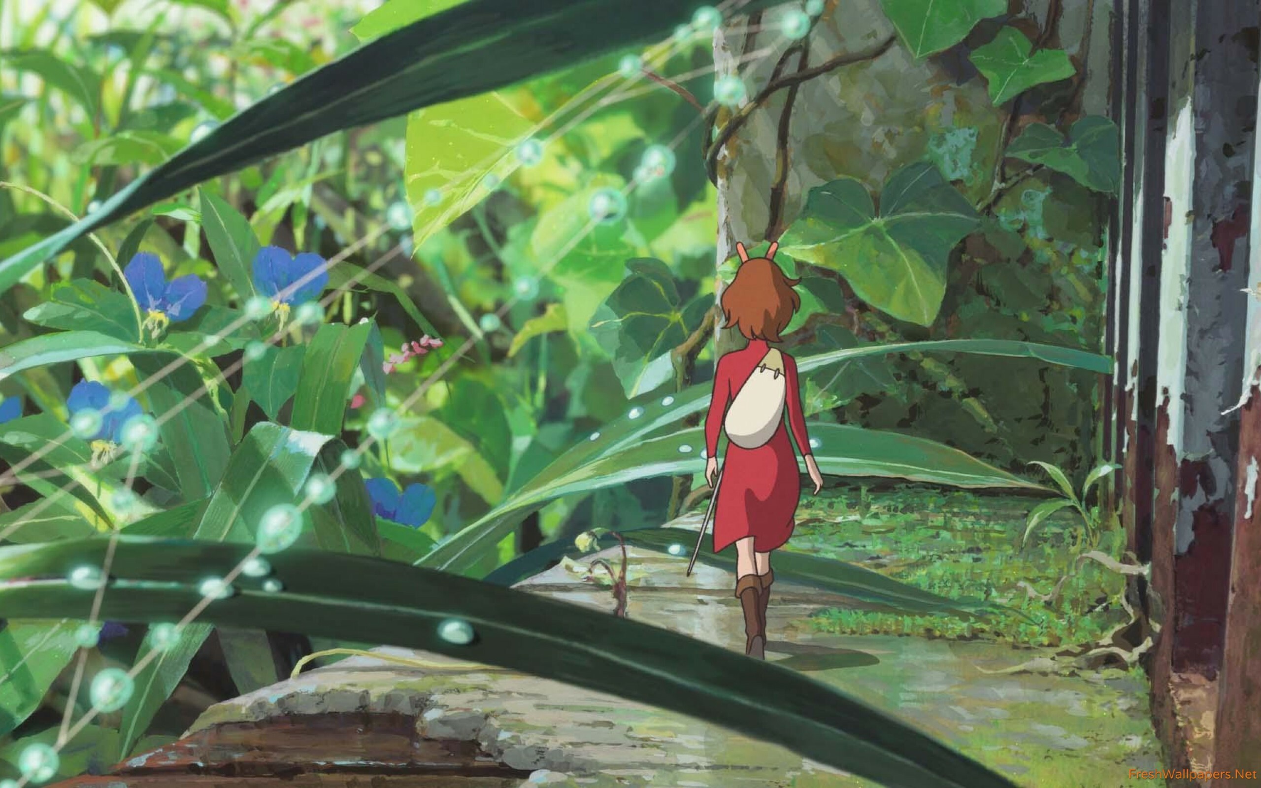 The Secret World of Arrietty: Based on the 1952 novel The Borrowers by Mary Norton, an English author of children's books. 2560x1600 HD Wallpaper.