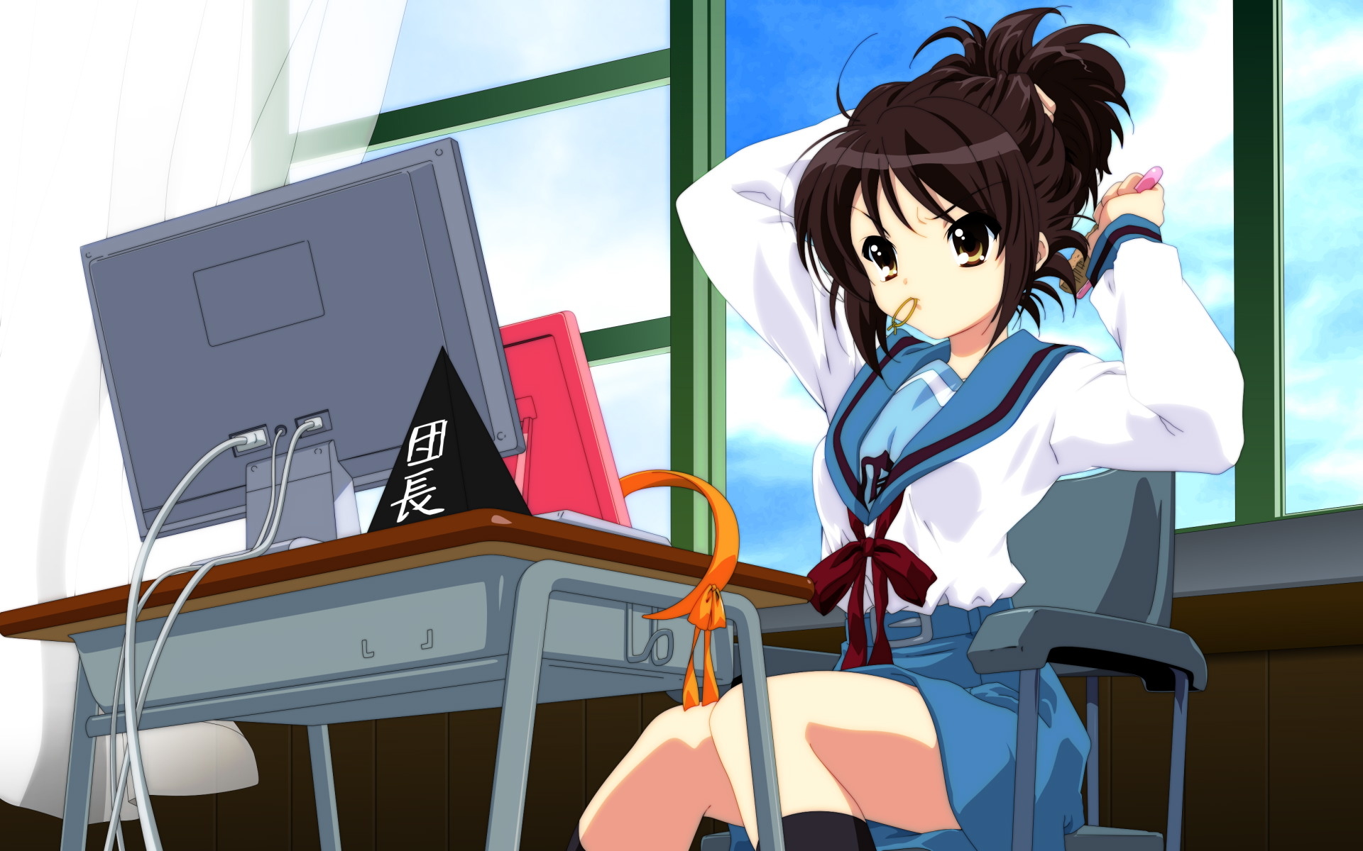 Melancholy of Haruhi Suzumiya, HD wallpaper, Background image, Anime, 1920x1200 HD Desktop