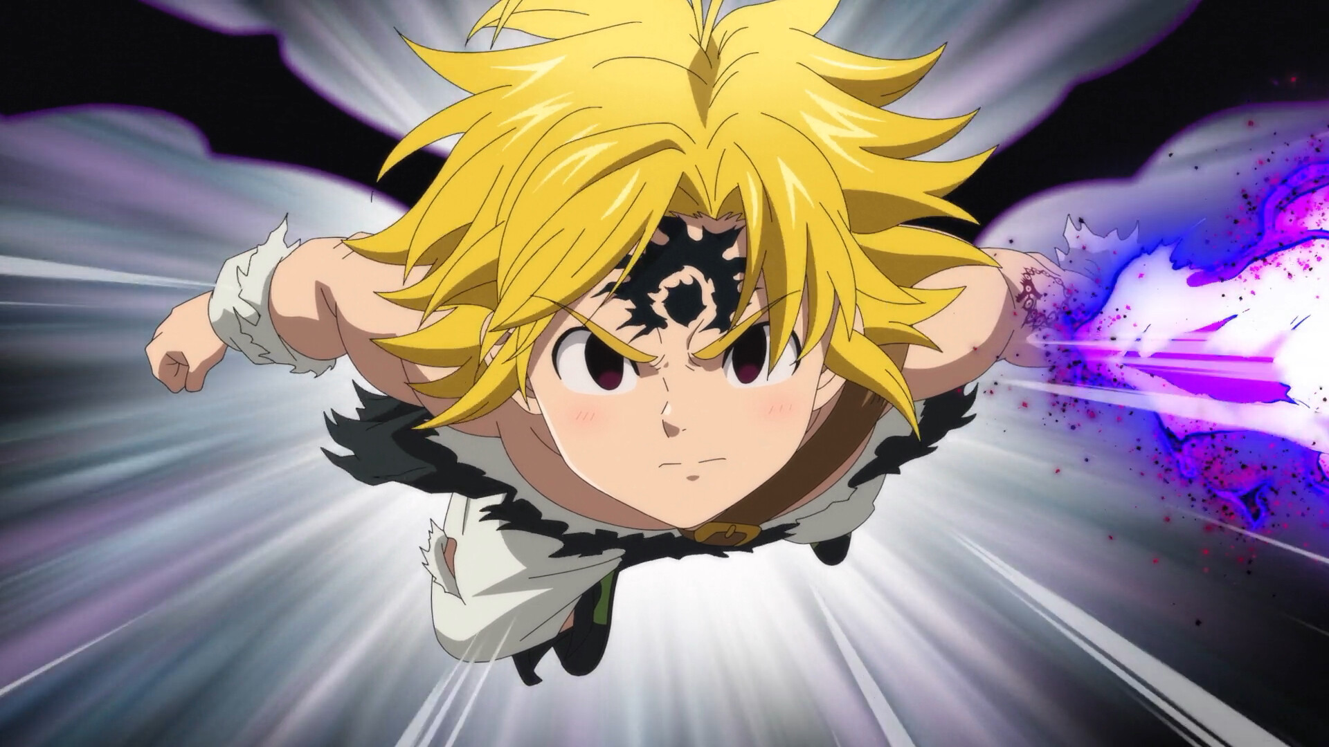 The Seven Deadly Sins: Cursed by Light: Meliodas, the father of Tristan, and the main protagonist of the film. 1920x1080 Full HD Wallpaper.