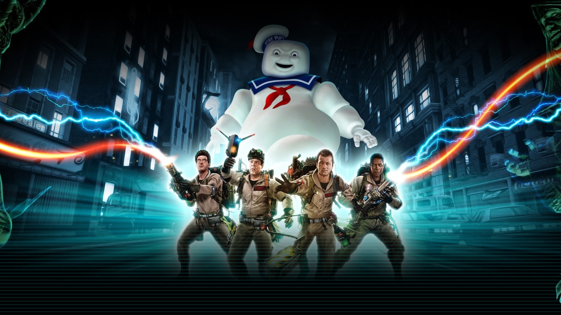 Marshmallow, Ghostbusters, Movies, supernatural imagery, 1920x1080 Full HD Desktop
