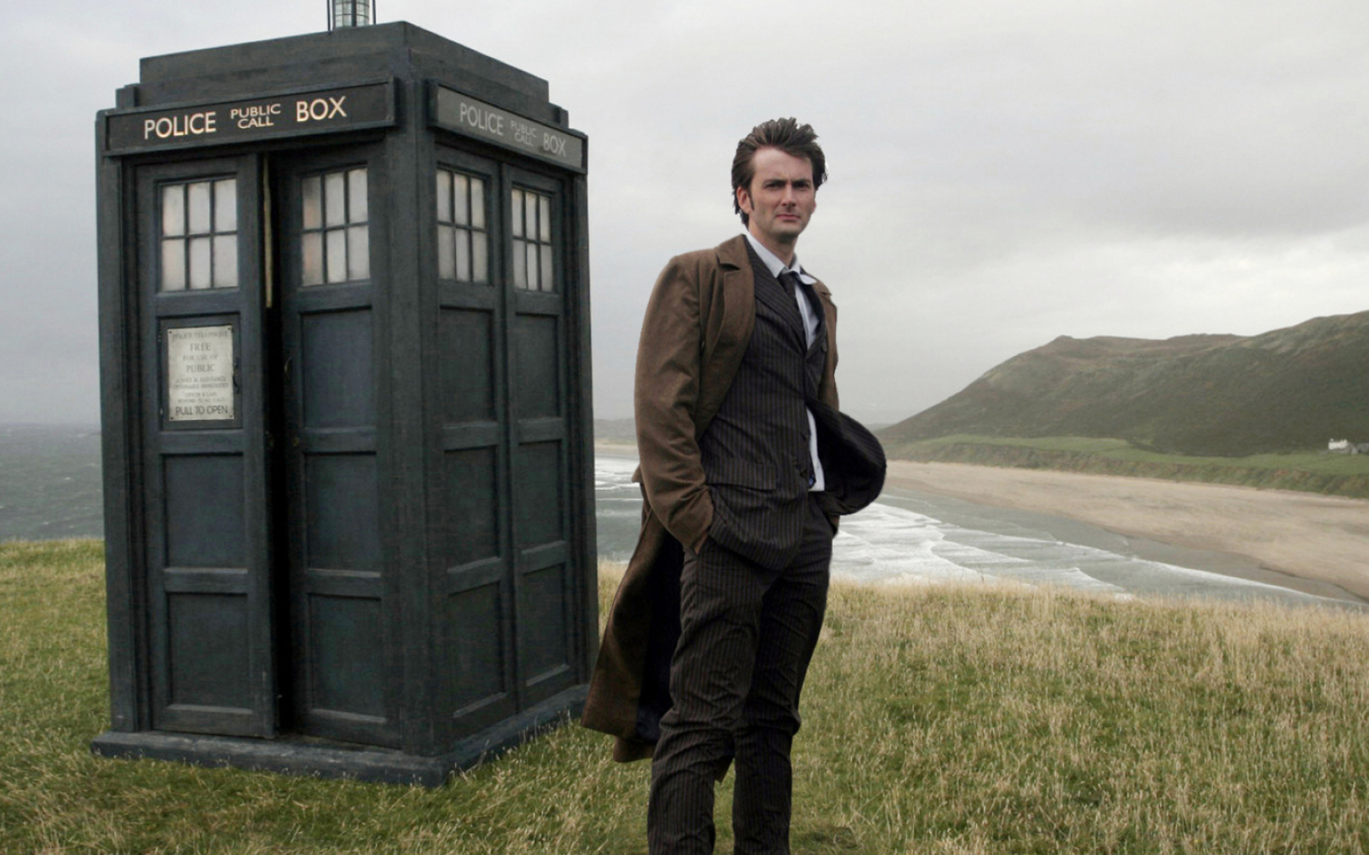 TARDIS, David Tennant, Doctor Who, Wallpaper, 1920x1200 HD Desktop