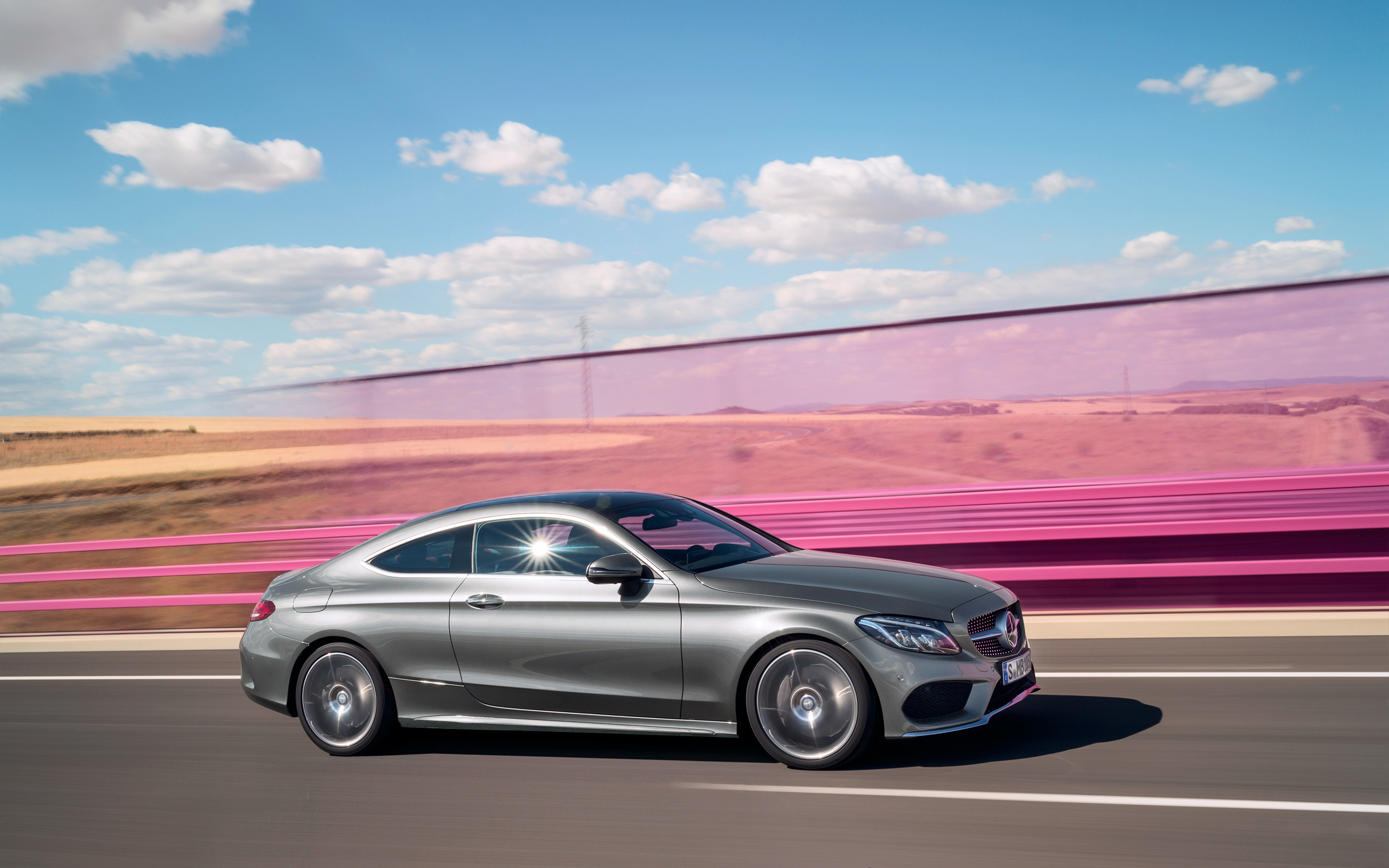 Mercedes-Benz C-Class, Coupe allure, Striking design, Sleek performance, 2560x1600 HD Desktop