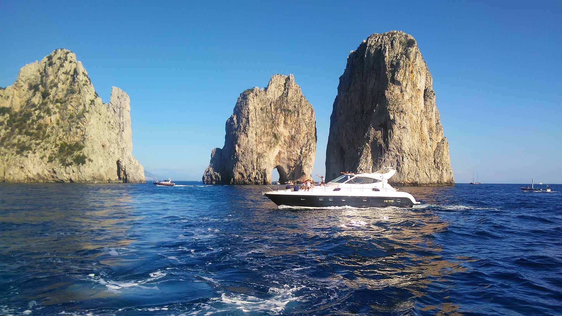 Capri Island, Yacht charter, Exquisite experience, Luxury vacation, 1920x1080 Full HD Desktop