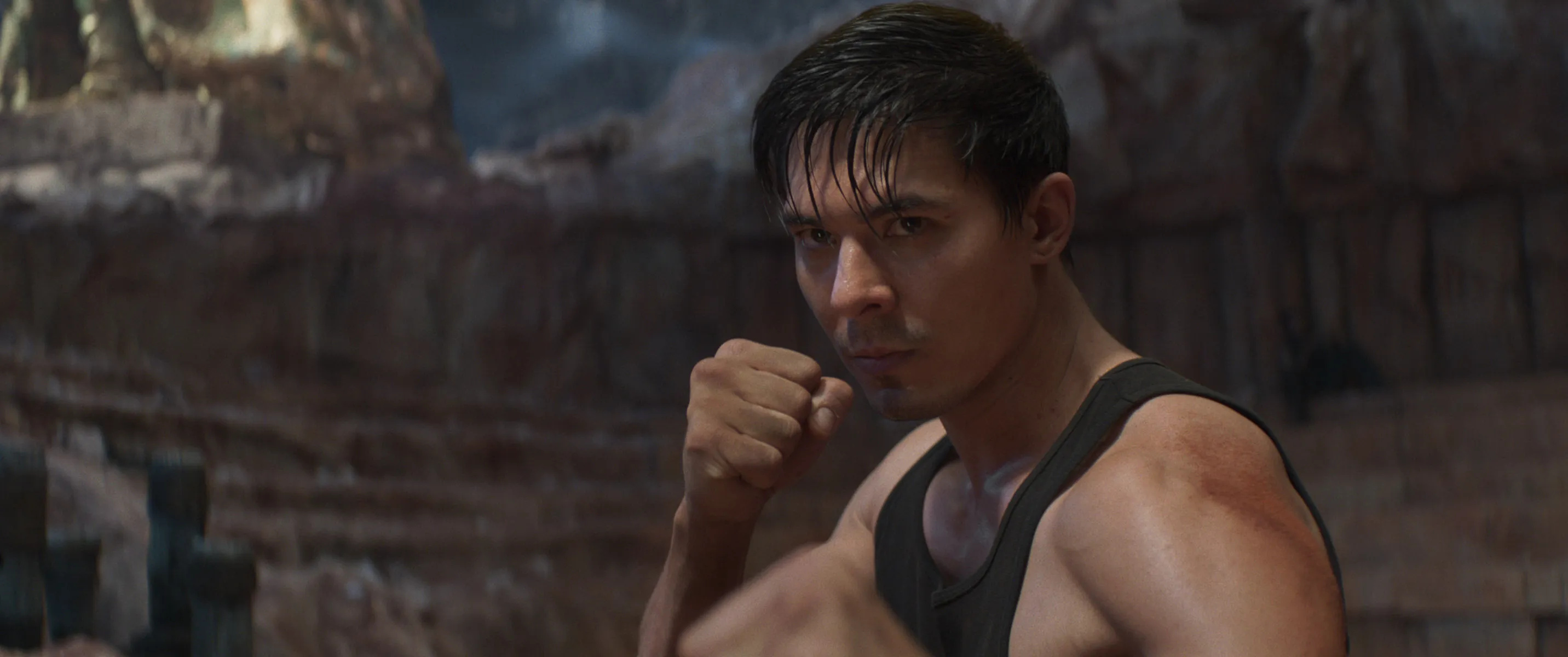 Cole Young movies, Mortal Kombat protagonist, Lewis Tan interview, Triumph over death, 2870x1200 Dual Screen Desktop