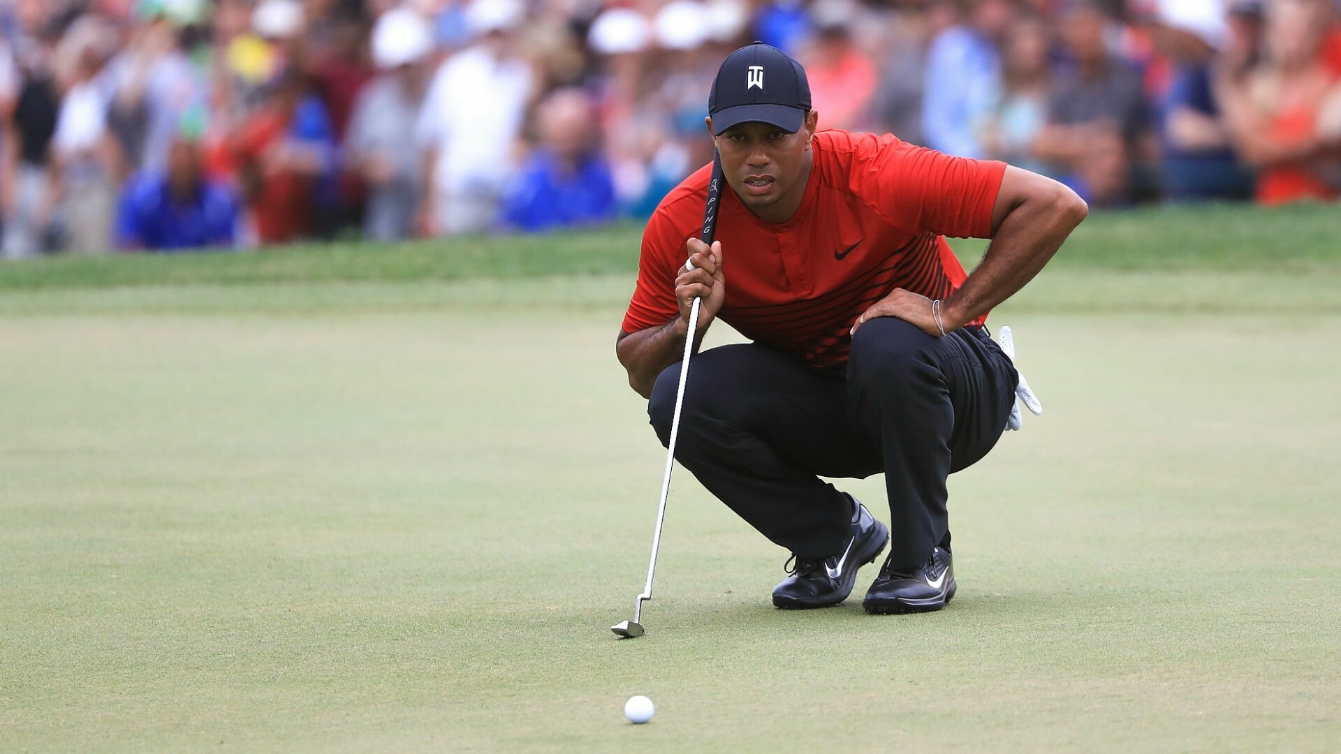 Tiger Woods: He won six consecutive events on the PGA Tour in 2000, Golf player. 1920x1080 Full HD Wallpaper.
