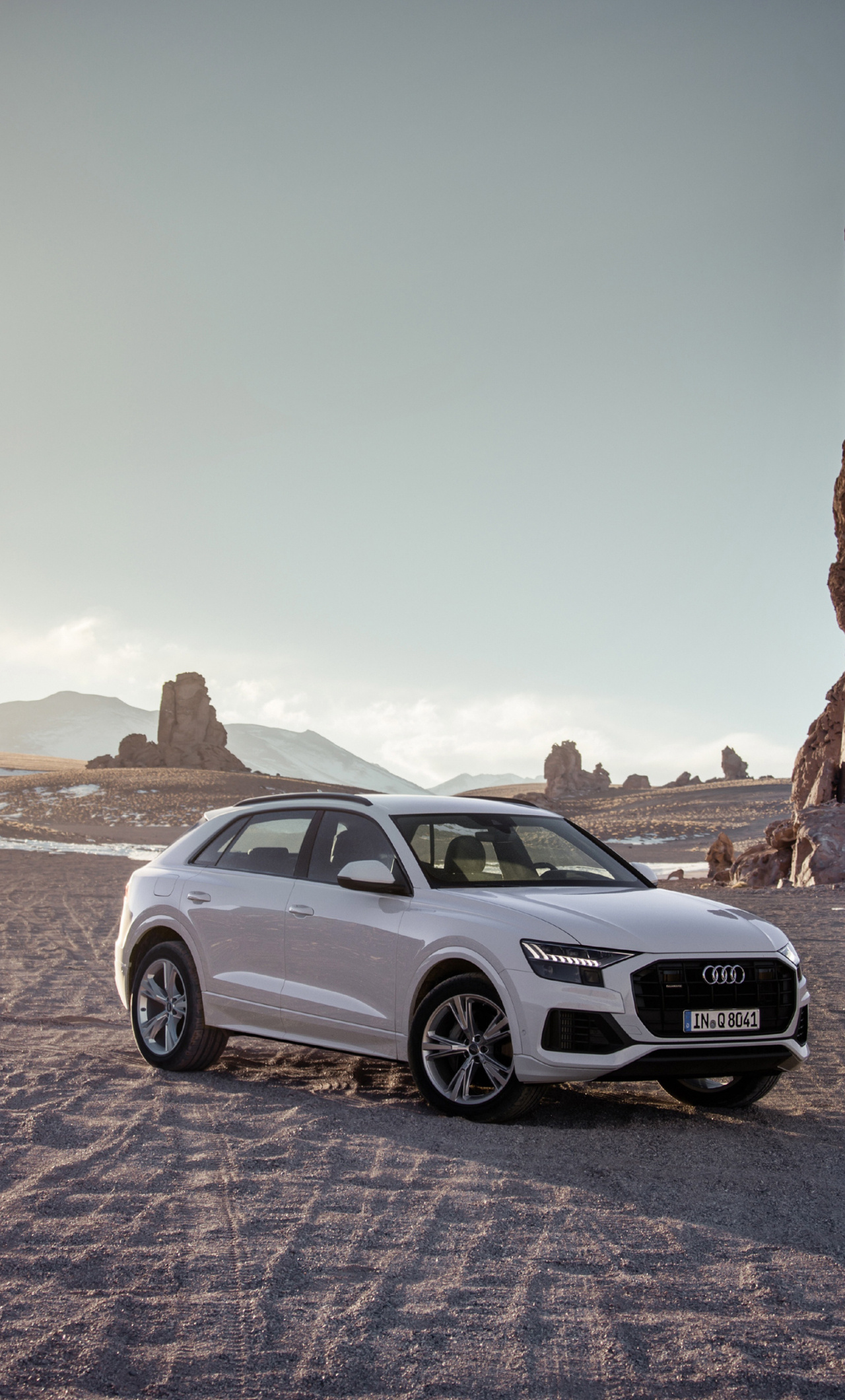 Audi Q8, Off-road capability, High-definition wallpapers, Unrivaled performance, 1280x2120 HD Phone