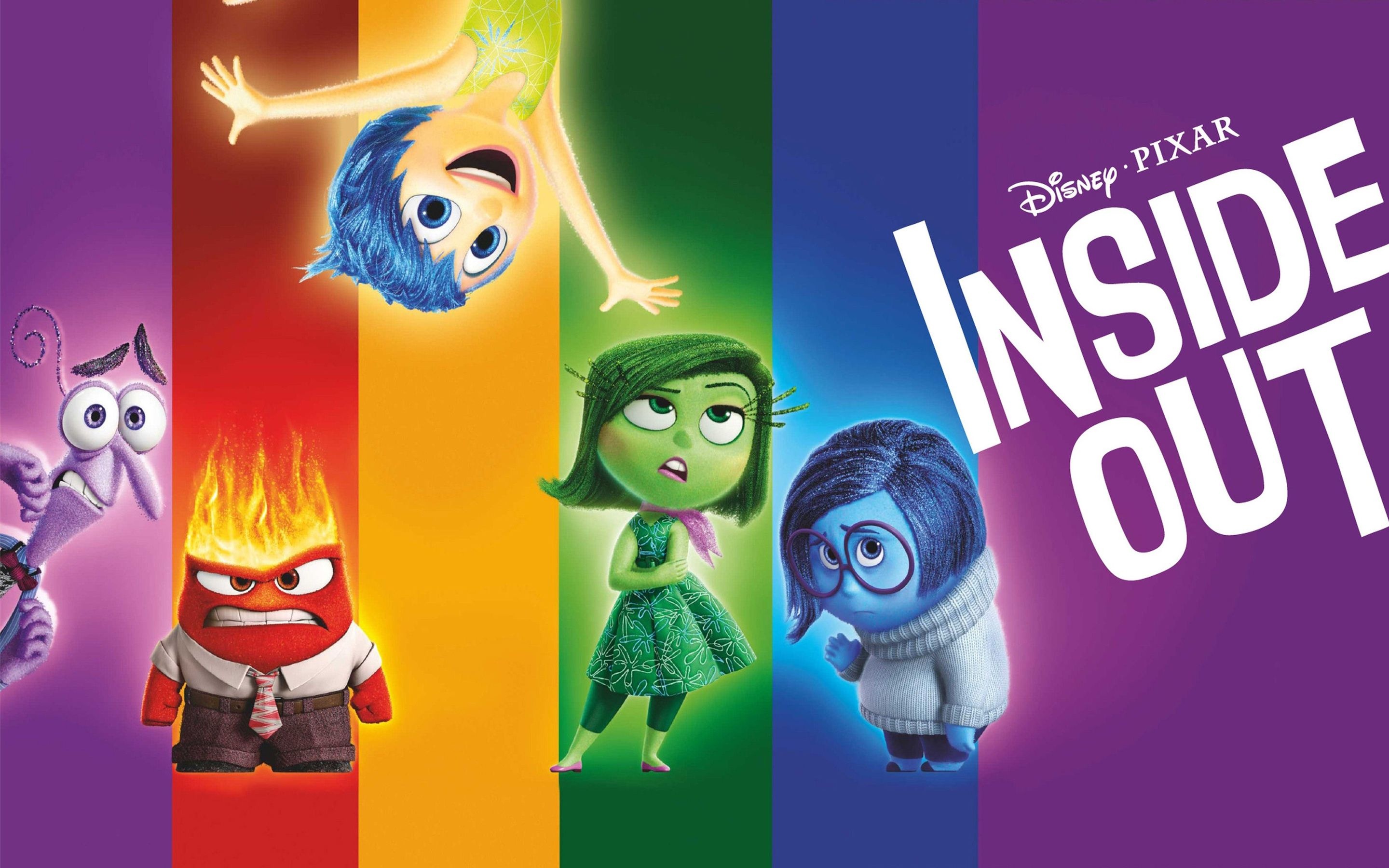 Inside Out, 4K wallpapers, Animated emotions, Whimsical adventure, 2880x1800 HD Desktop