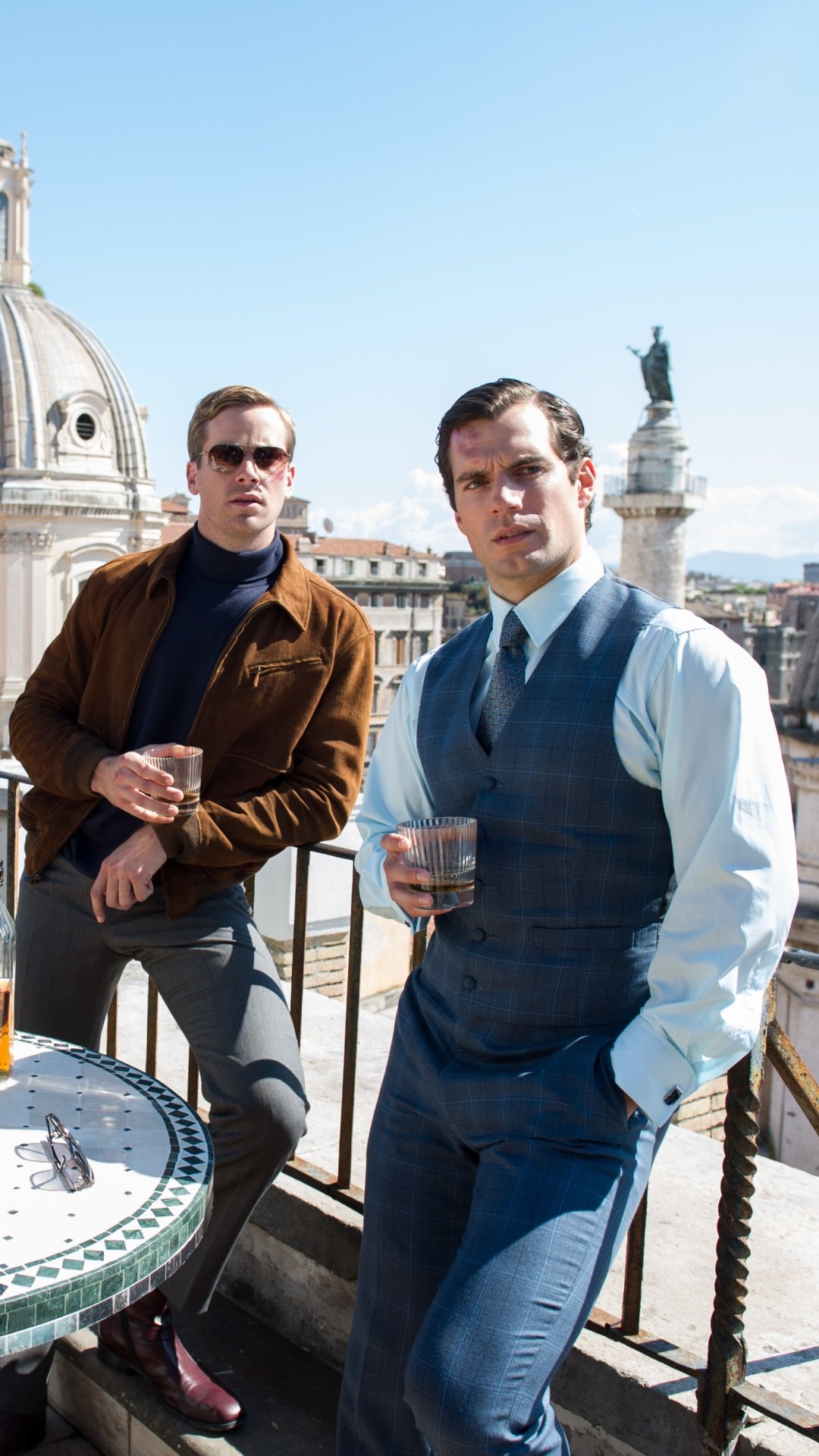 The Man from U.N.C.L.E., Exciting movie, Classy spies, Action-packed film, 1080x1920 Full HD Handy