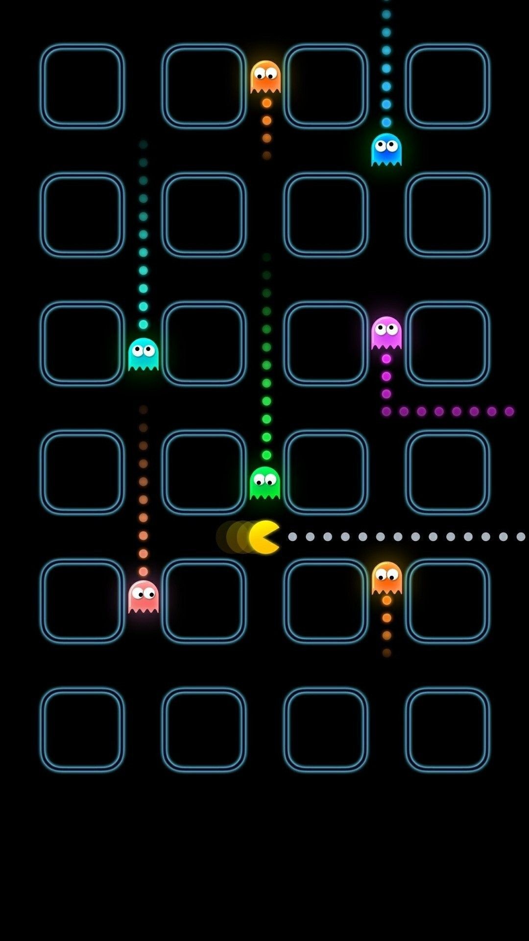 Pac-Man, Android wallpapers, 1080x1920 Full HD Phone